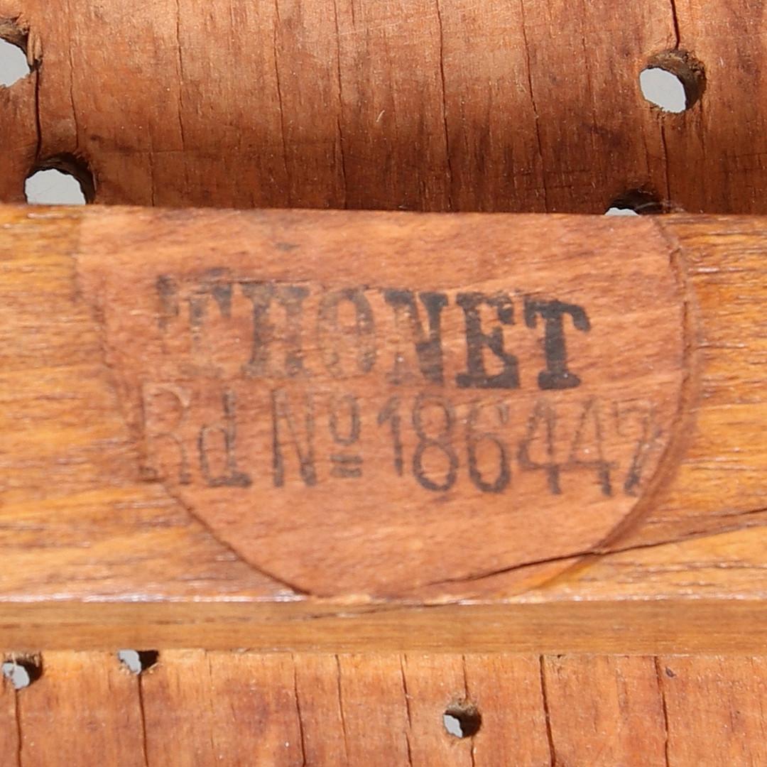 Fin du XIXe siècle Rare paire de chaises Thonet modèle 110 en vente