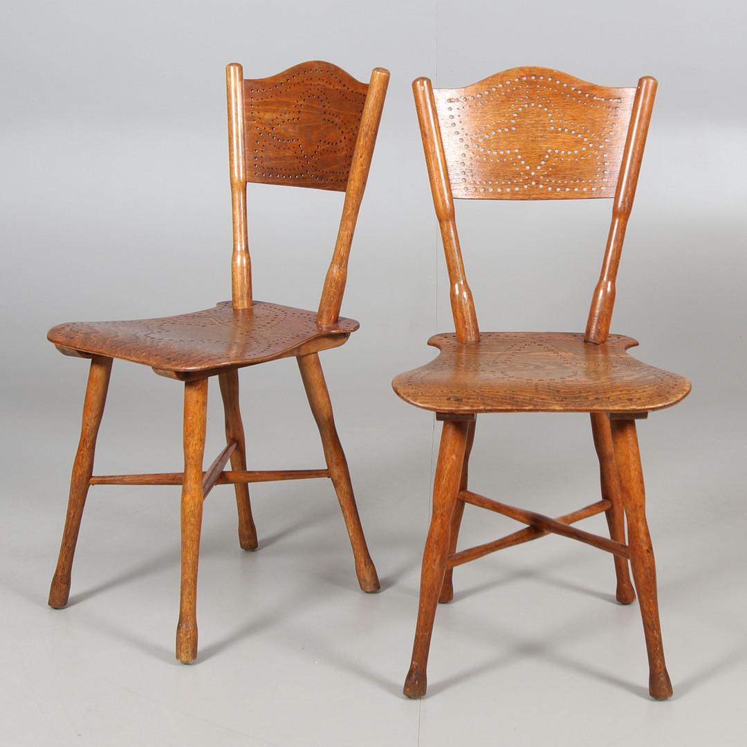 Hêtre Rare paire de chaises Thonet modèle 110 en vente