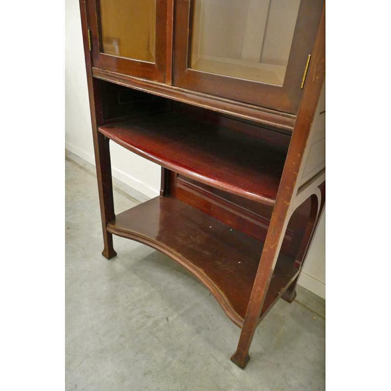 Arts and Crafts Rare Thonet Display Case, Dressoir Thonet N ° 20793 Model from Catalog, 1904 For Sale