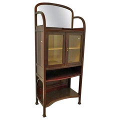 Rara vitrina Thonet, Dressoir Thonet N ° 20793 Modelo del Catálogo, 1904