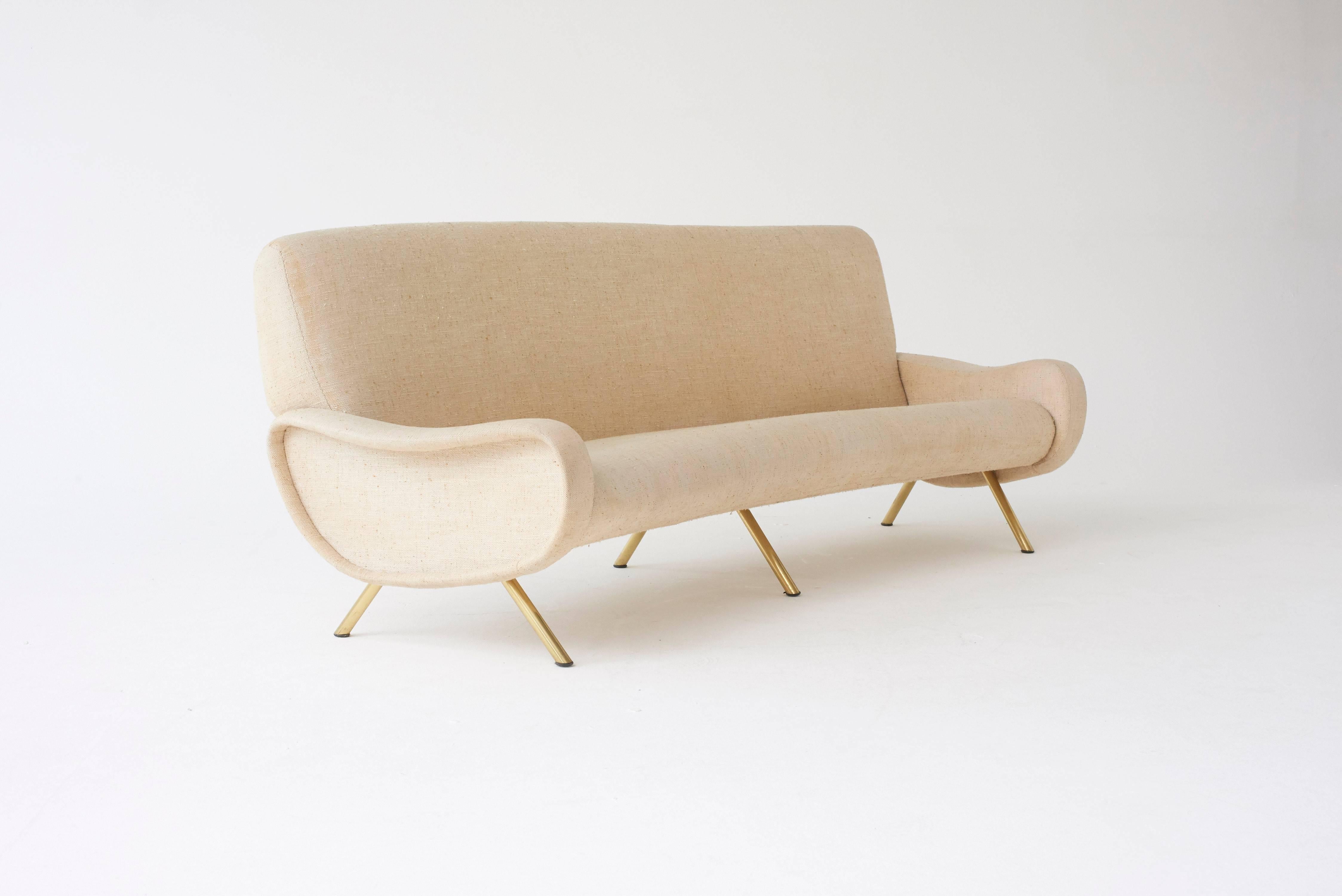 Mid-Century Modern Rare Three-Seat Marco Zanuso Lady Sofa, Arflex, Italy, 1960s