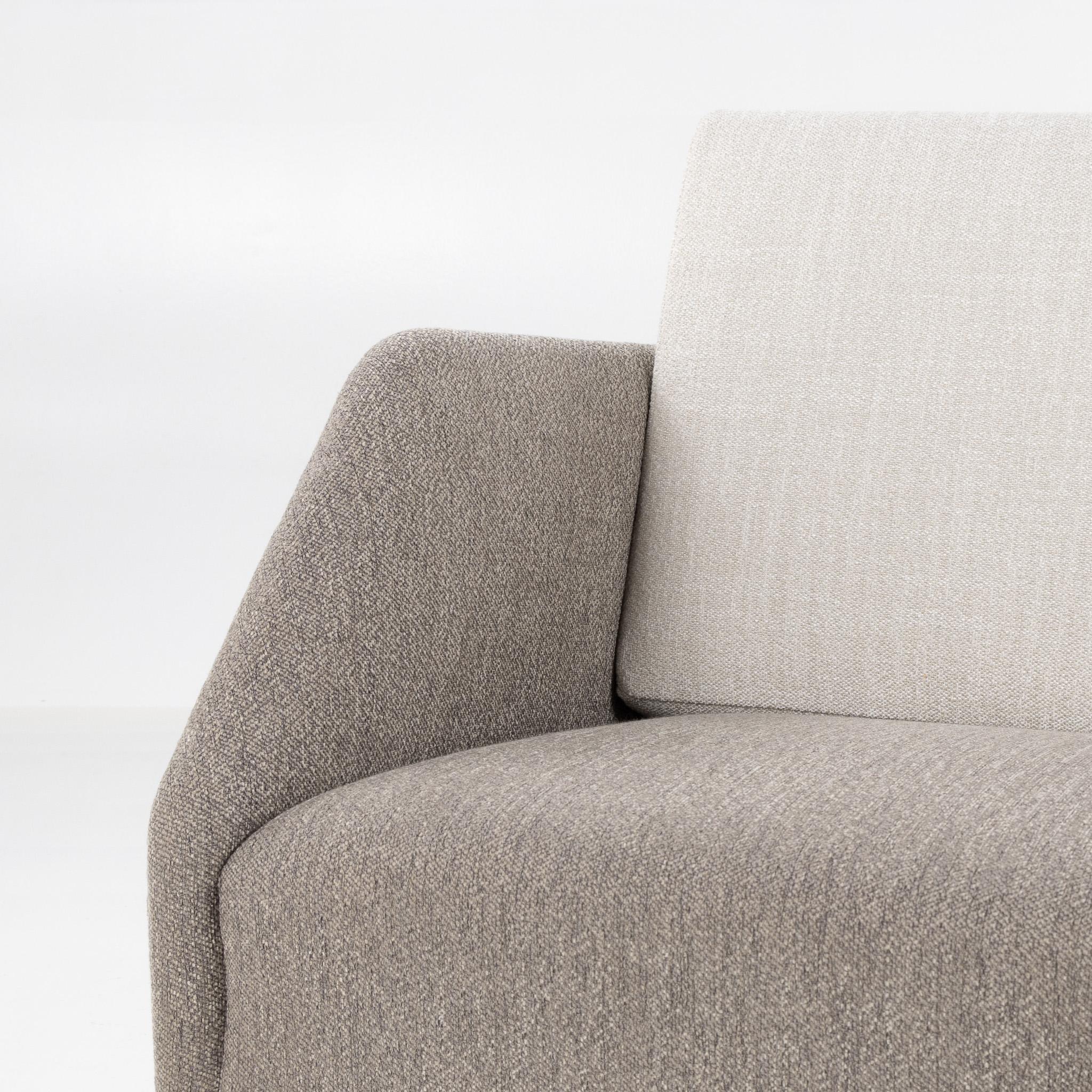 Raro divano a tre posti in tessuto grigio di Finn Juhls In condizioni ottime in vendita a Copenhagen, DK