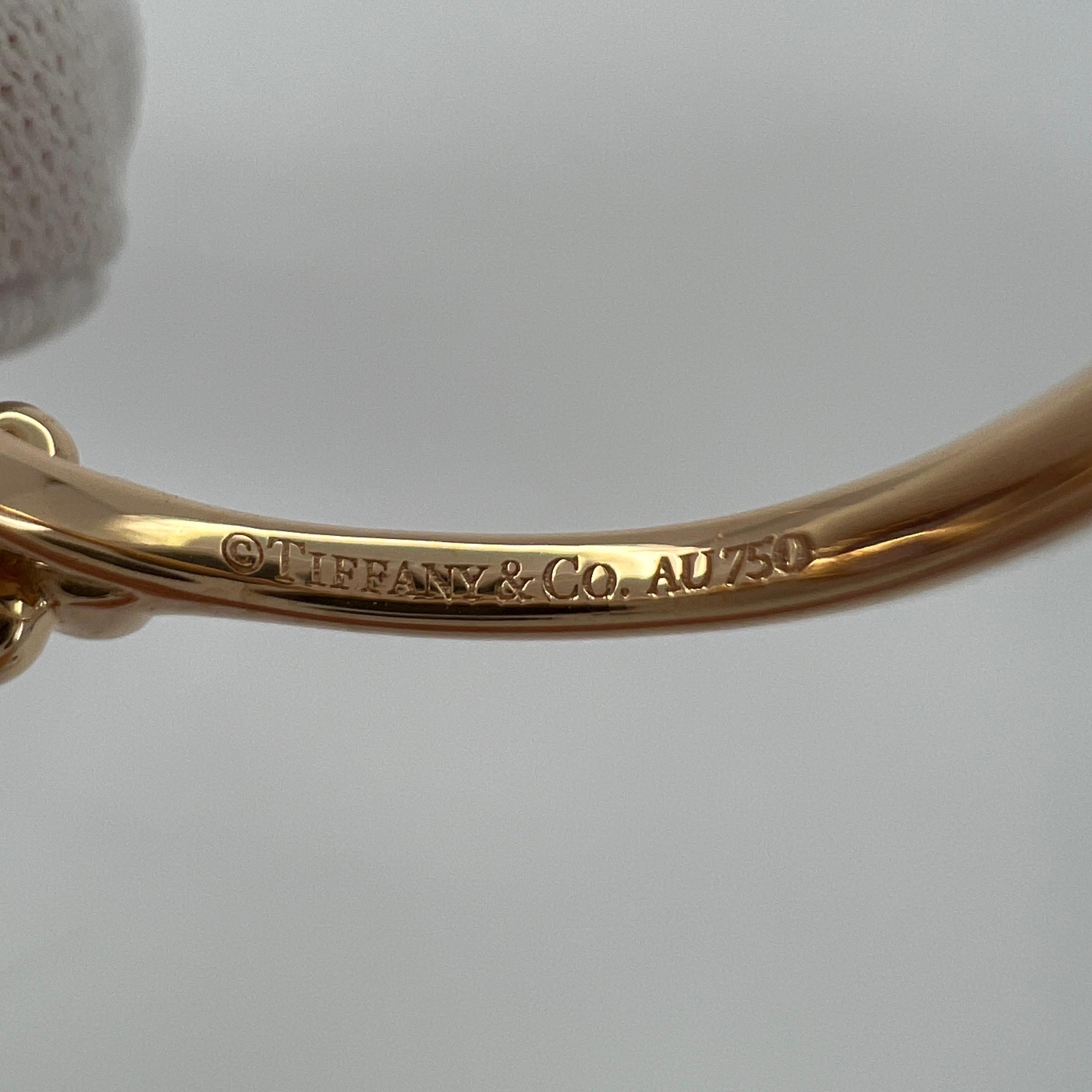 Rare Tiffany & Co. Amethyst And Diamond Sparkler Cushion Cut 18k Rose Gold Ring 5