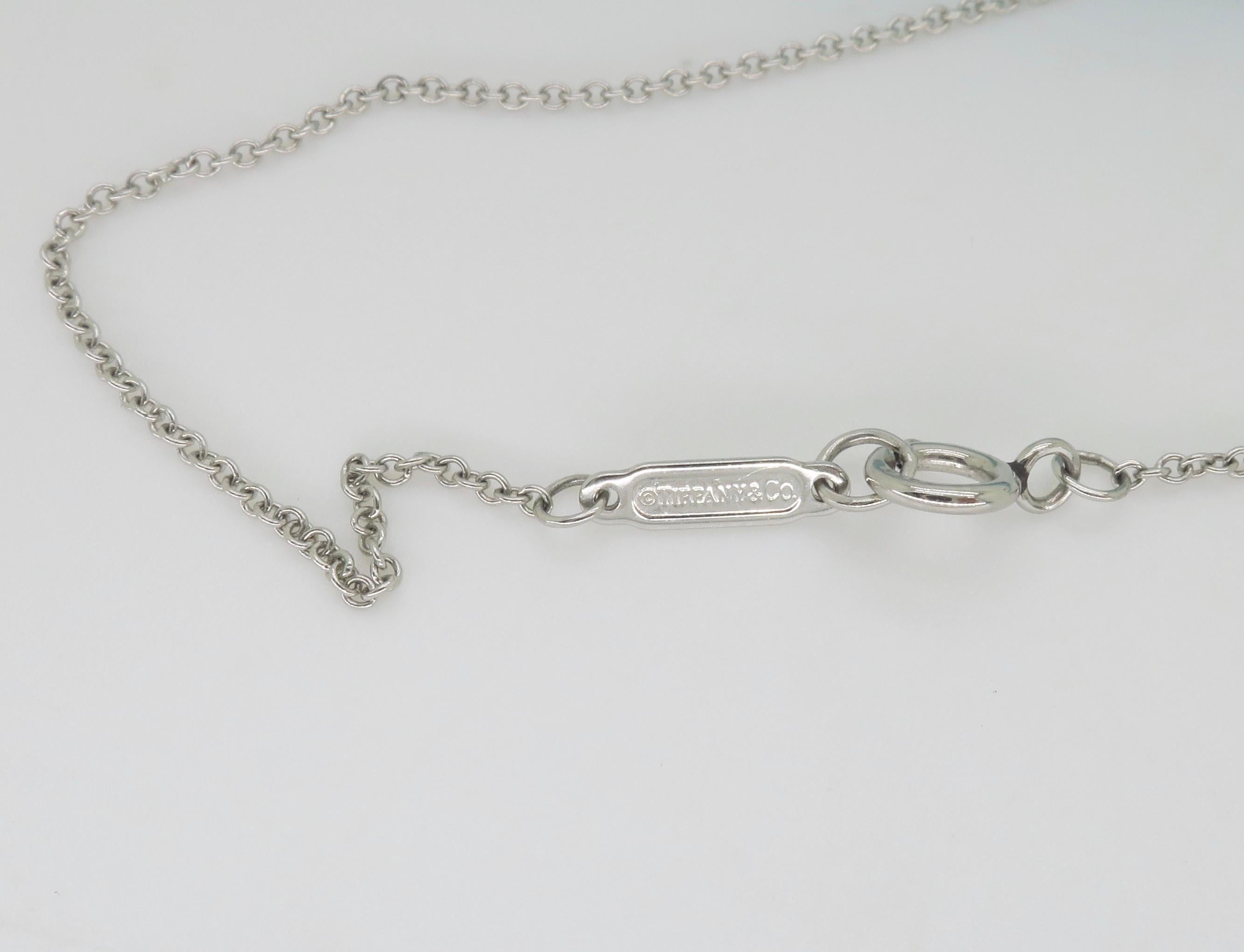 Rare Tiffany & Co. Diamond Dragonfly Necklace made in Platinum  1