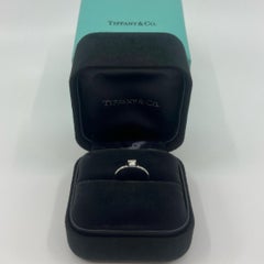 Rare Tiffany & Co Frank Gehry Torque Round Diamond 18k White Gold Solitaire Ring