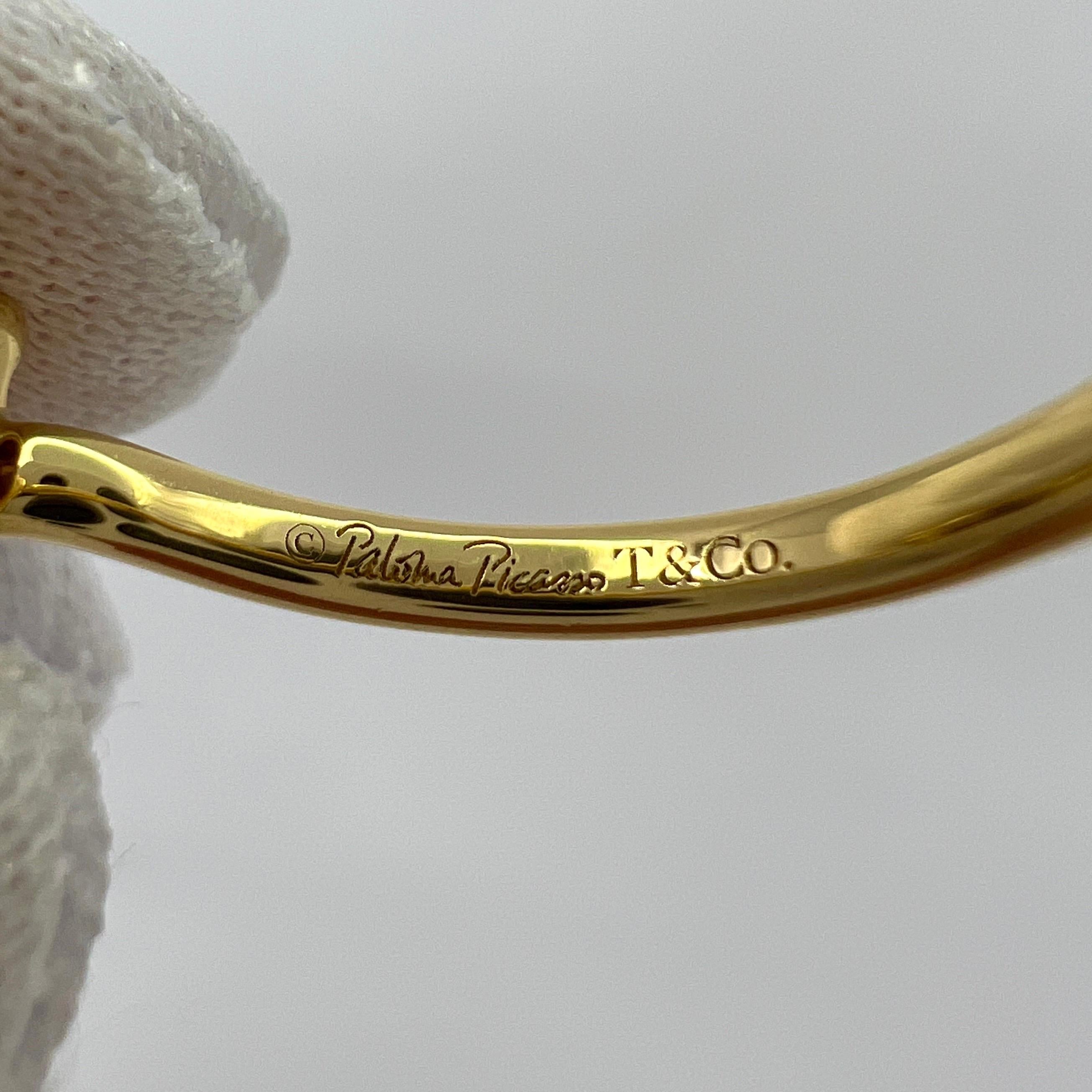 Rare Tiffany & Co. Paloma Picasso Amethyst Sugar Stack Loaf 18k Yellow Gold Ring 3