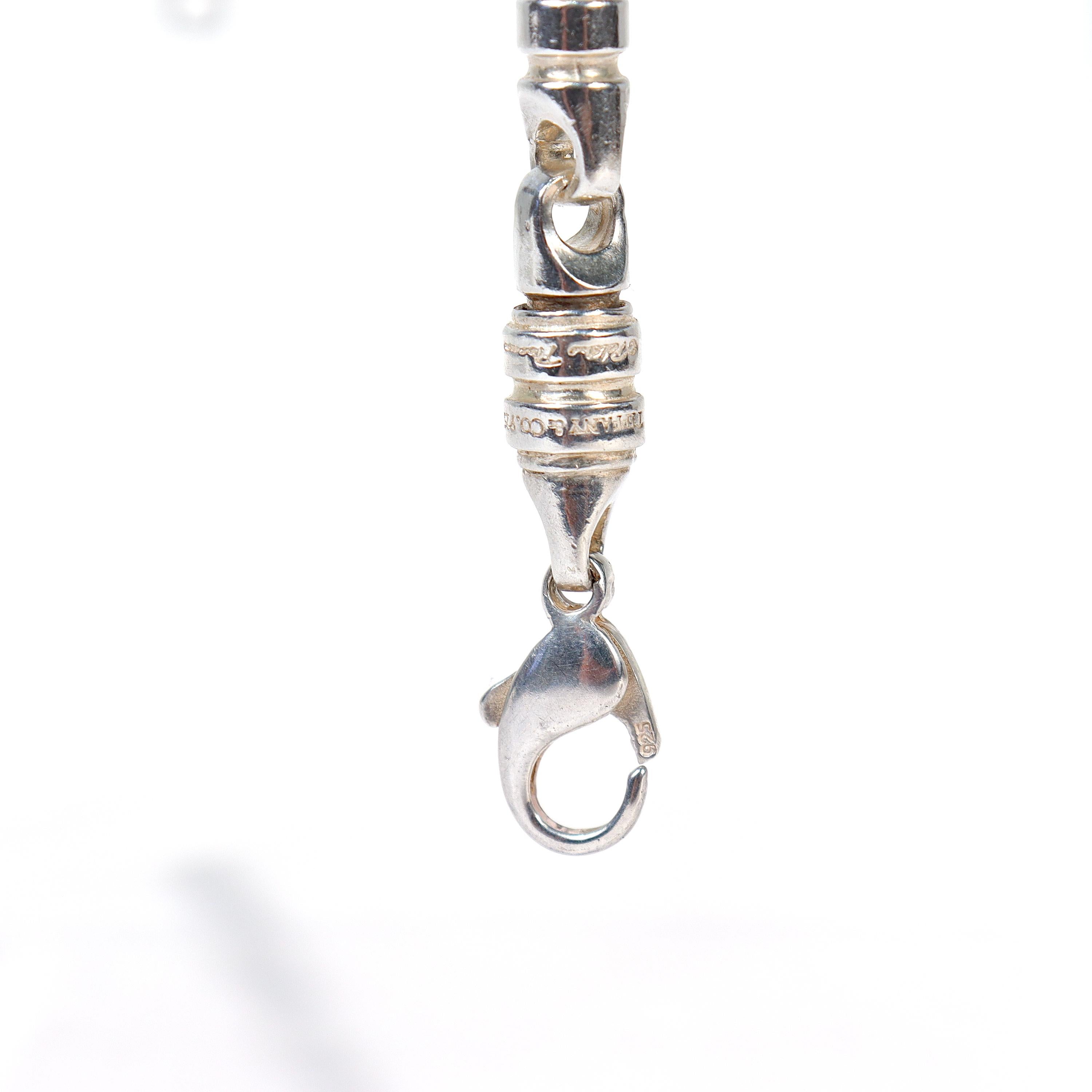 Rare Tiffany & Co. Paloma Picasso 'Groove' Link Bracelet in Sterling Silver 1