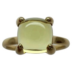 Rare Tiffany & Co. Paloma Picasso Yellow Citrine Sugar Stack Loaf 18k Gold Ring