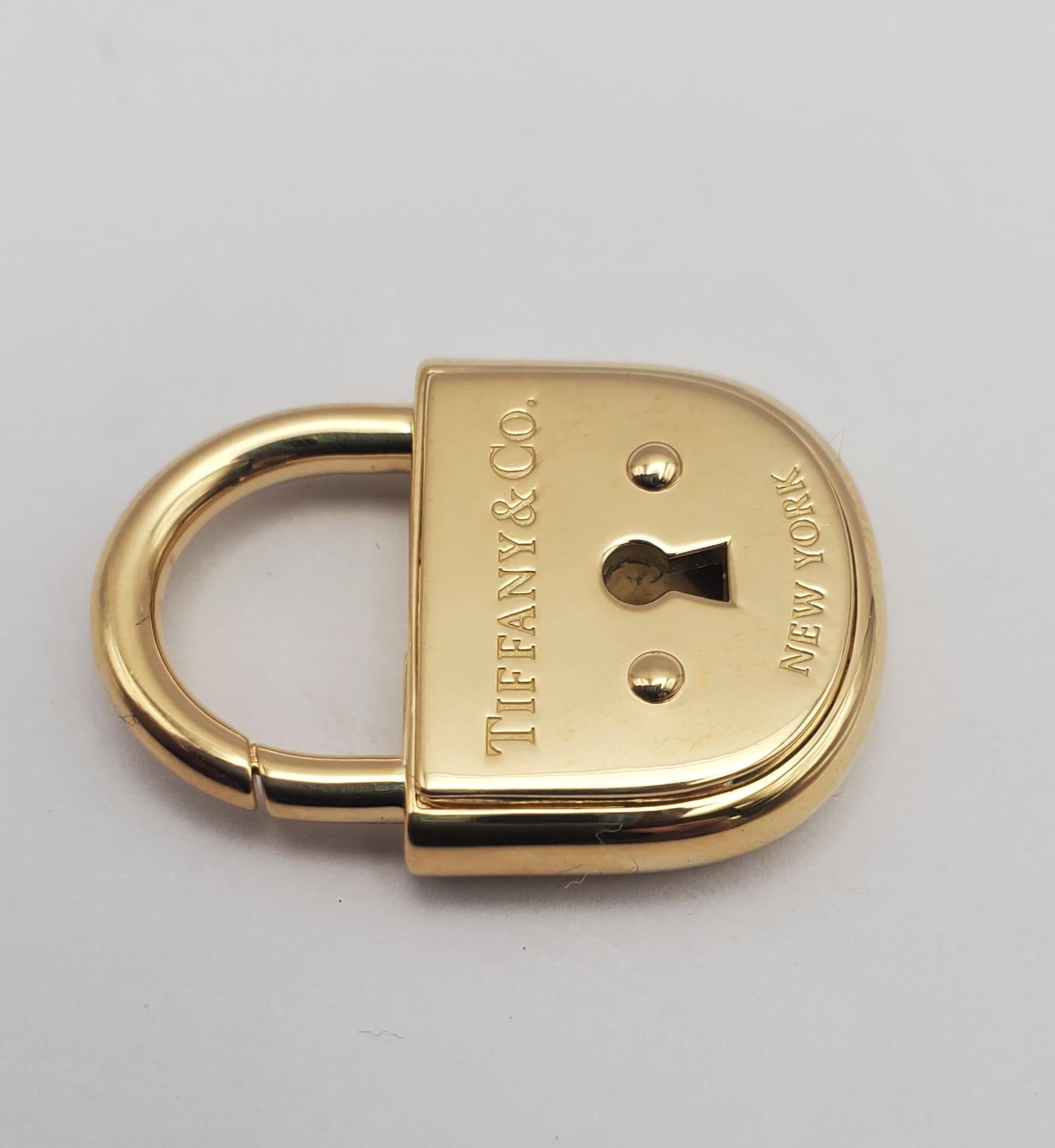 The 18K Tiffany Locks Arc Lock strikes the perfect balance between timeless elegance and modern appeal. Its distinctive lock motif serves as both a clasp and a stylish focal point, embodying Tiffany's legacy of fine craftsmanship. The versatile