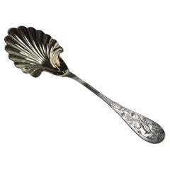 Rare Tiffany Japanese Large Sterling Silver Ice Cream Serving Spoon