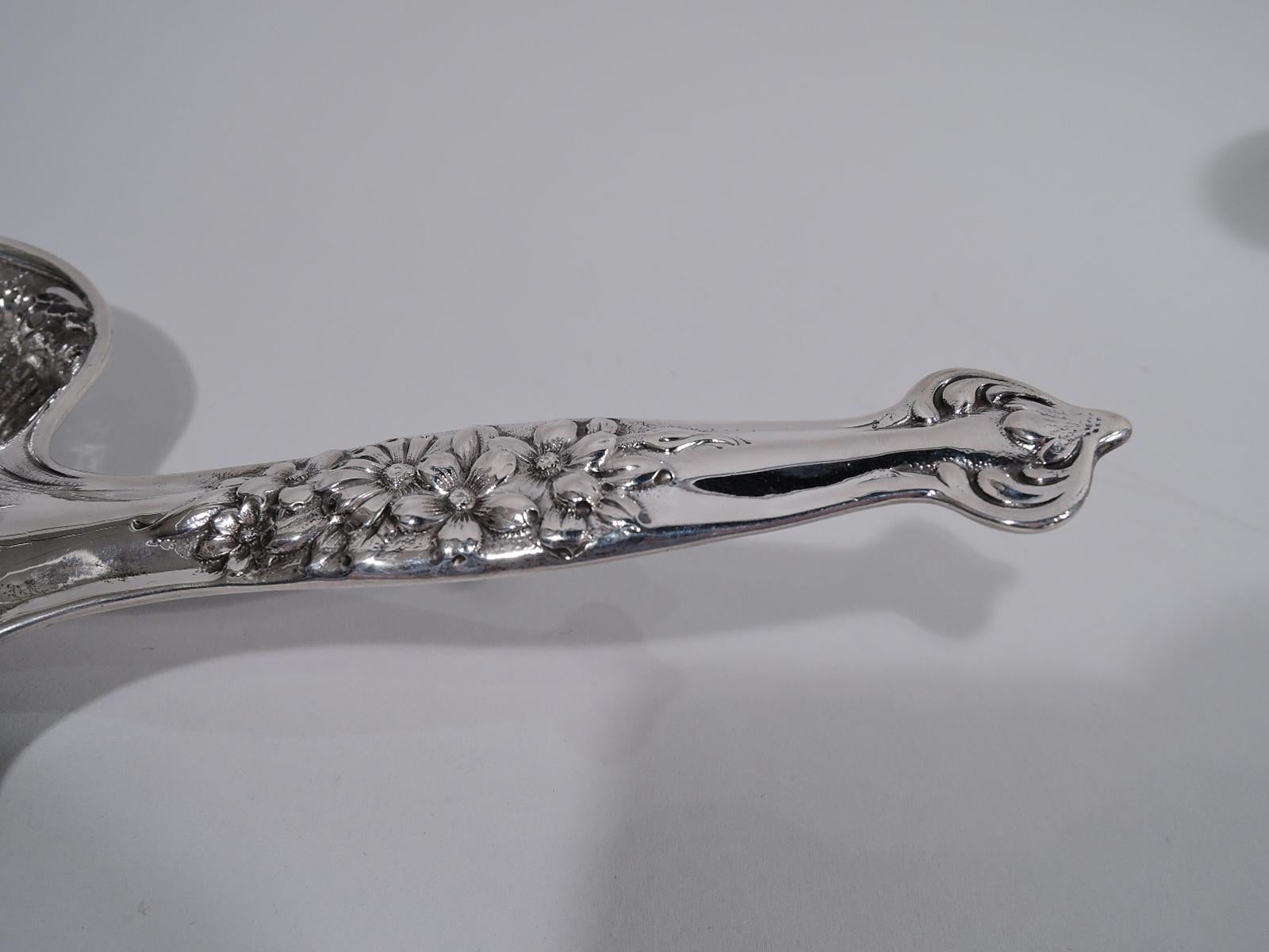 American Rare Tiffany Repousse Sterling Silver Chamberstick with Snuffer