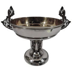 Rare Tiffany Sterling Silver Moresque Classical Kylix Compote