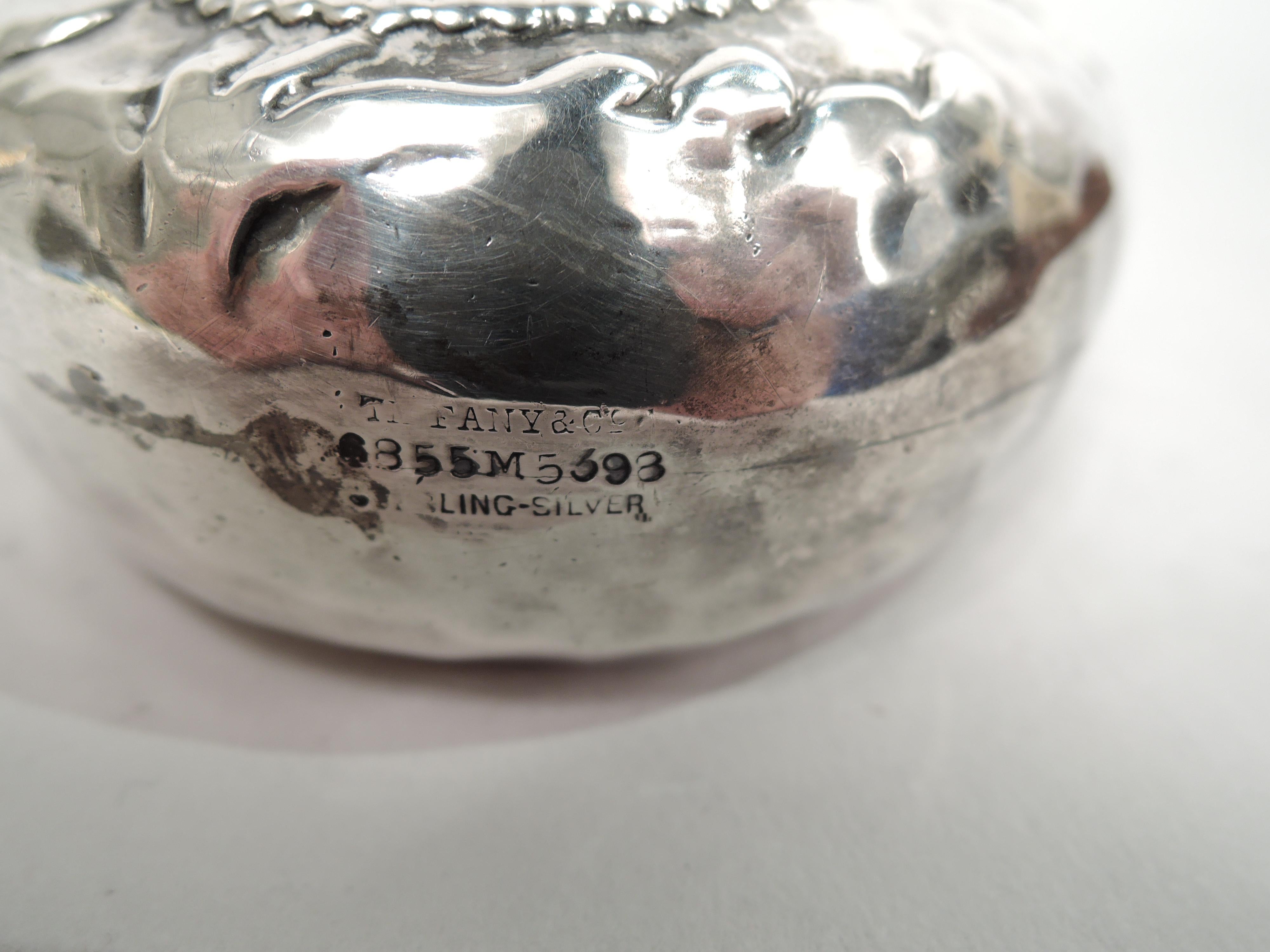 Rare Tiffany Sterling Silver Seahorse Flask 1