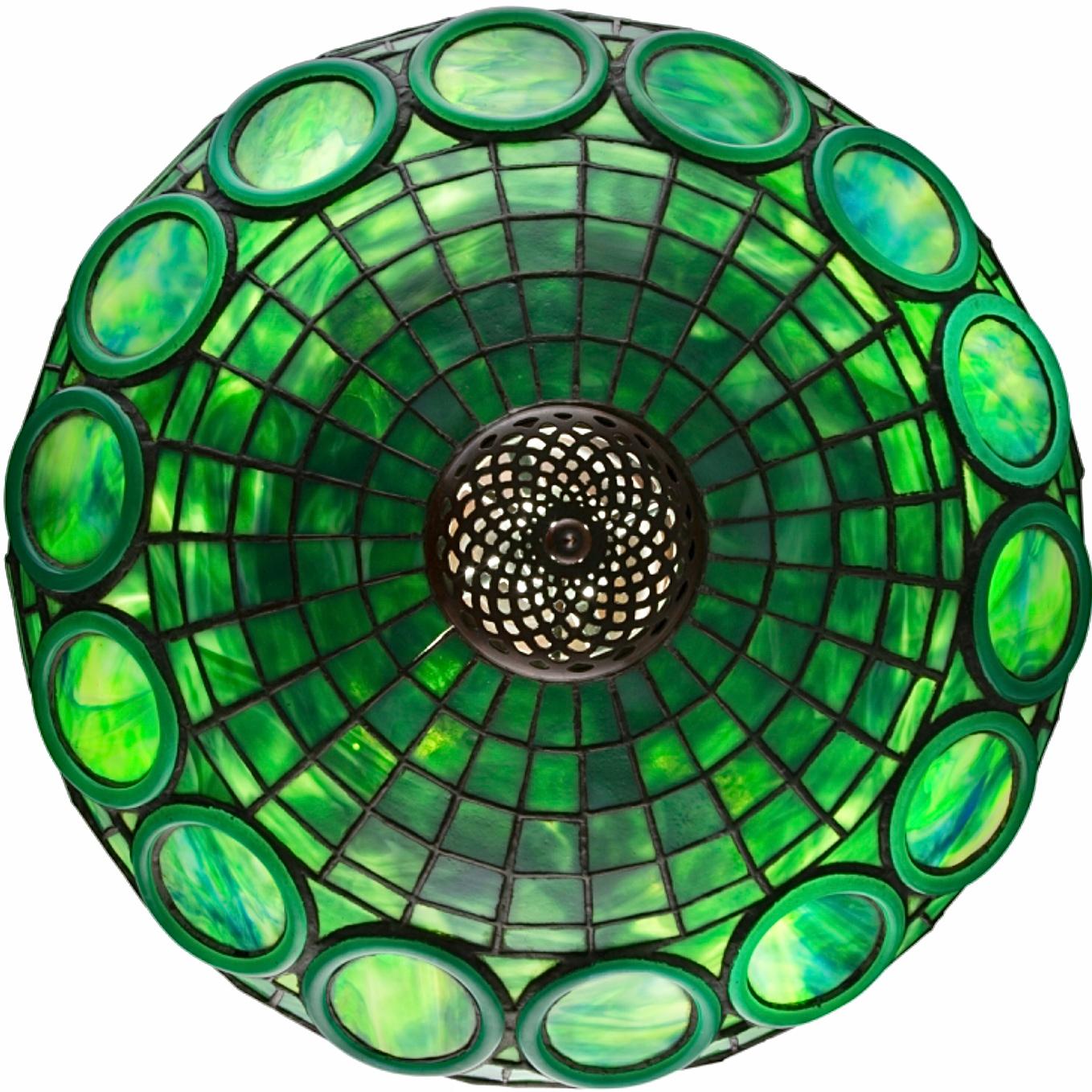 Tiffany Studios - Lampe de table rare en jade en vente 2