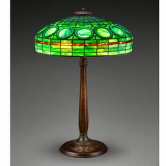 Rare Tiffany Studios “Jade Ring” Table Lamp