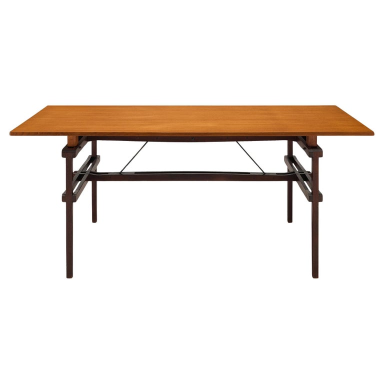Rare Titina Ammannati & Giampiero Vitelli Dining Table in Teak