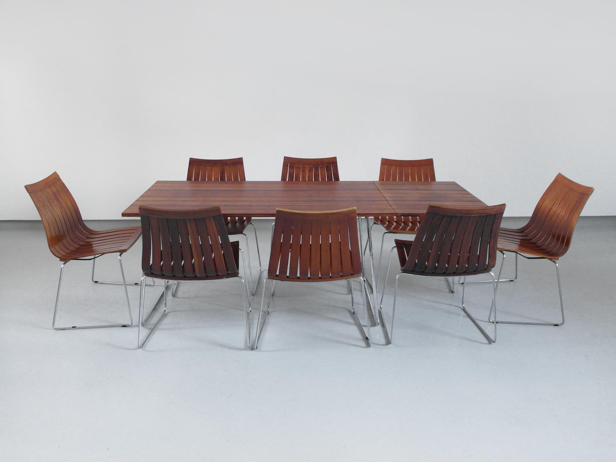 Rare Tønnestav Chairs by Kjell Richardsen for Tynes Mobelfabrikk, Norway 1960 For Sale 4