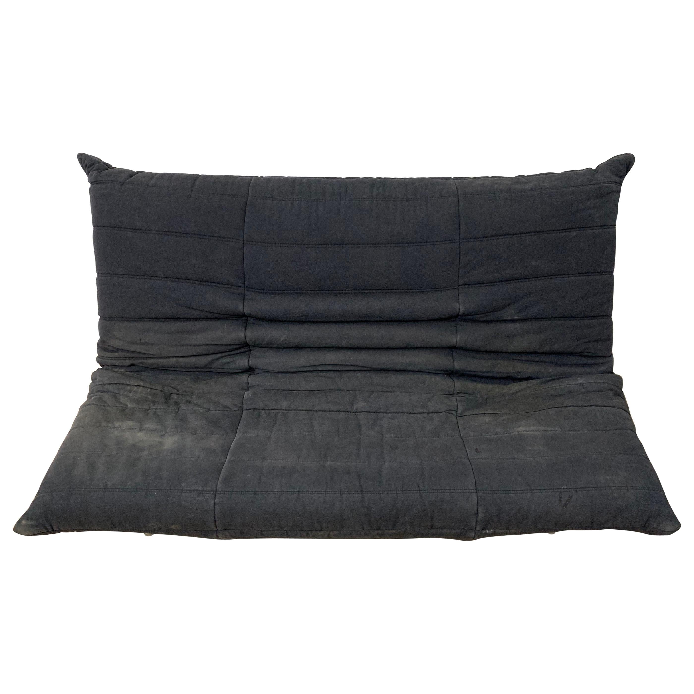 Rare Togo Sleeper Sofa or Futon by Michael Ducaroy for Ligne Roset