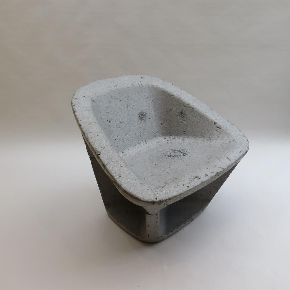 Seltener Tom Dixon Grab Chair Design EPS Stuhl Polystyrolstuhl O-BASF Brutalistischer Stuhl (Brutalismus)