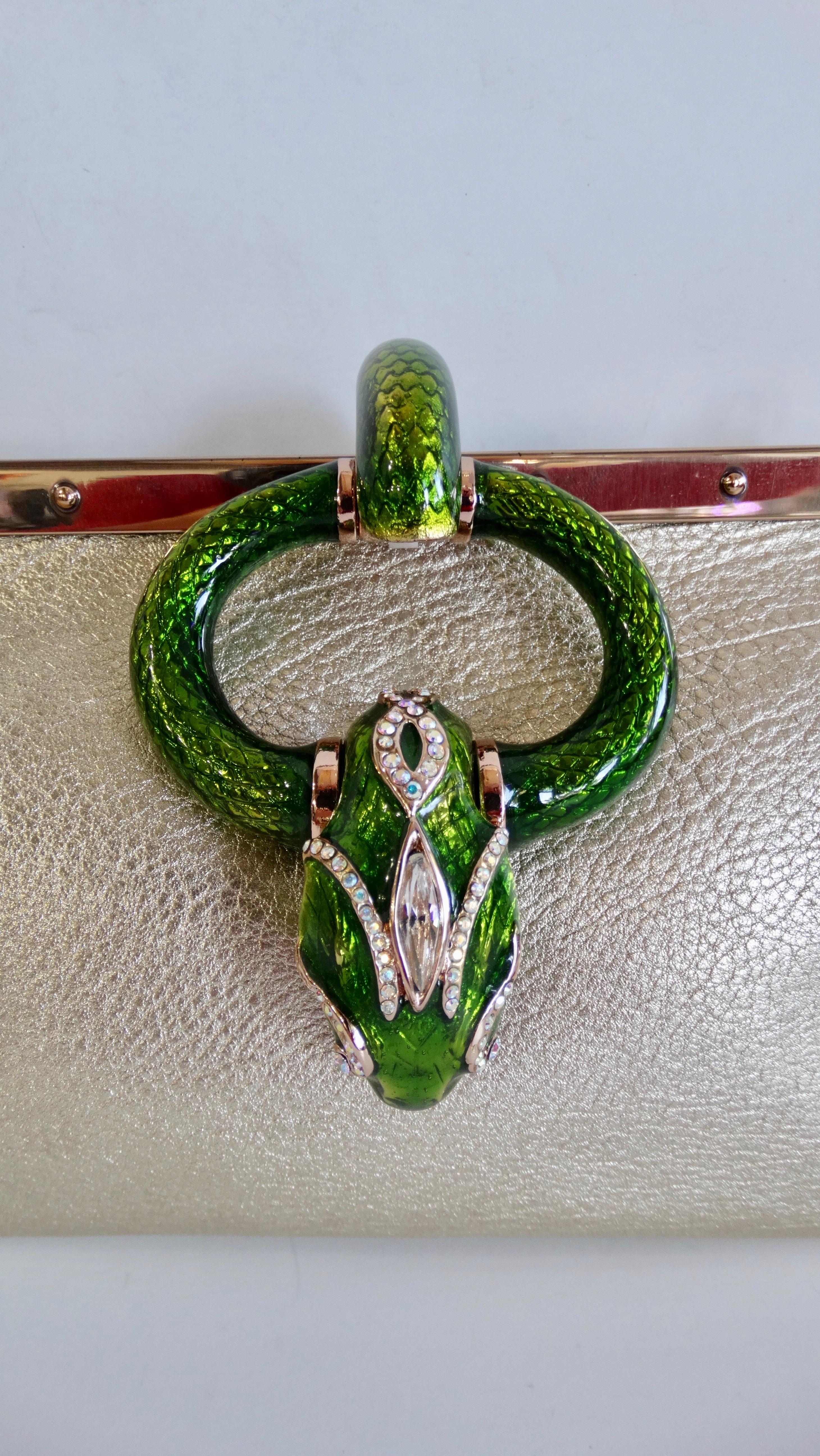 Rare Tom Ford For Gucci  S/S 2004 Snake Knocker Clutch 3