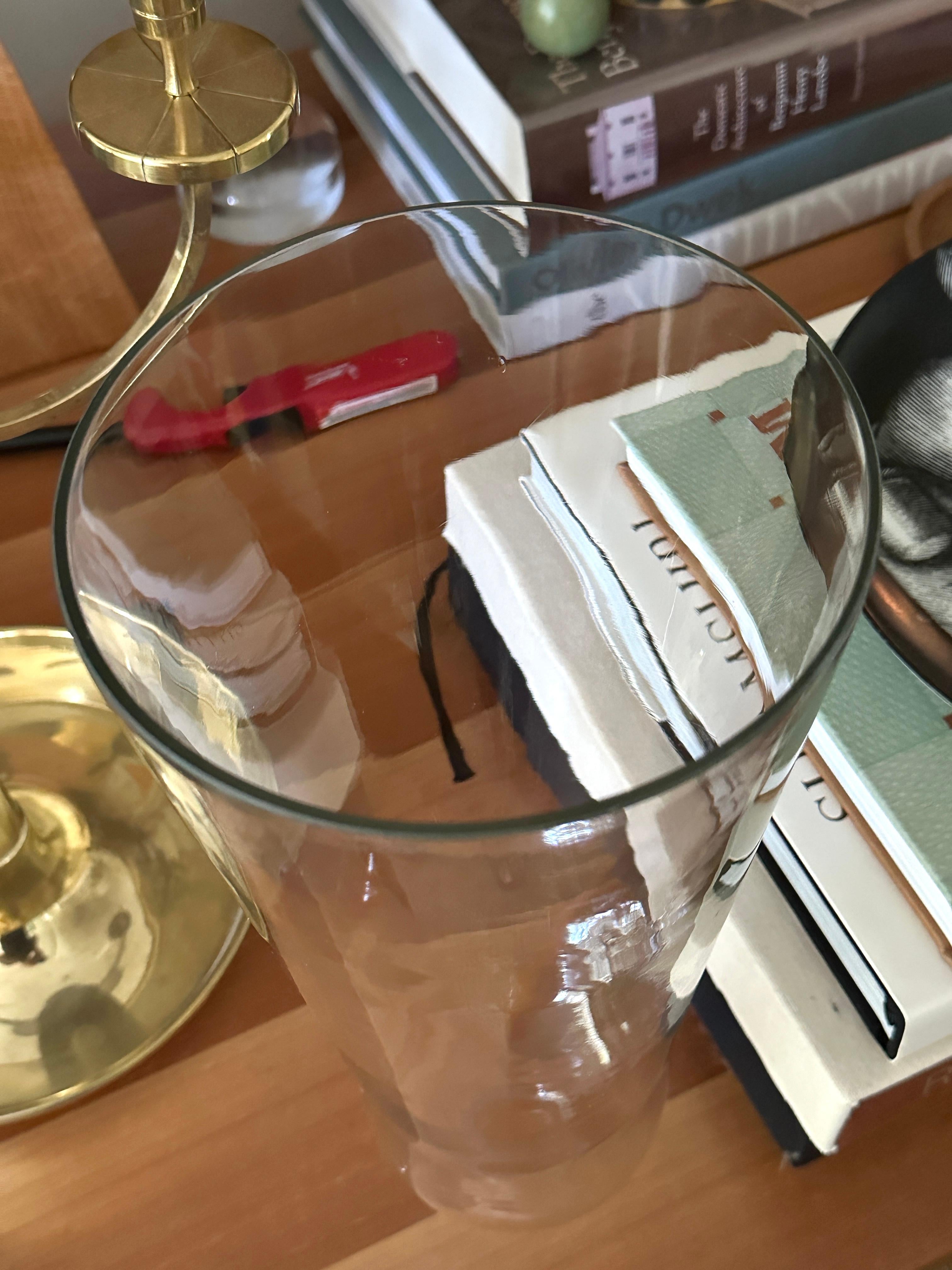 Rare Tommi Parzinger Brass And Glass Wall Sconce For Sale 4