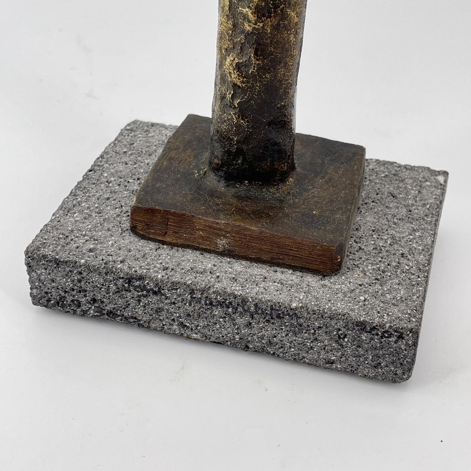 Cast Rare Toni Hambleton Sculpture Edition Series Puerto Rico Artist For Sale