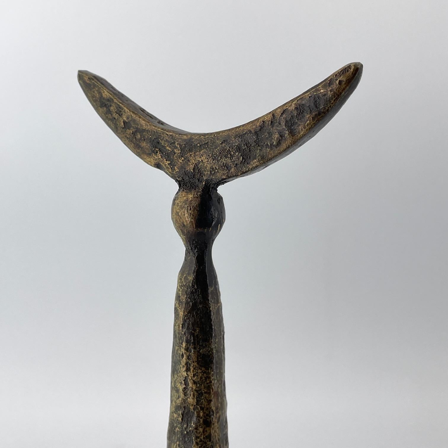 Metal Rare Toni Hambleton Sculpture Edition Series Puerto Rico Artist For Sale