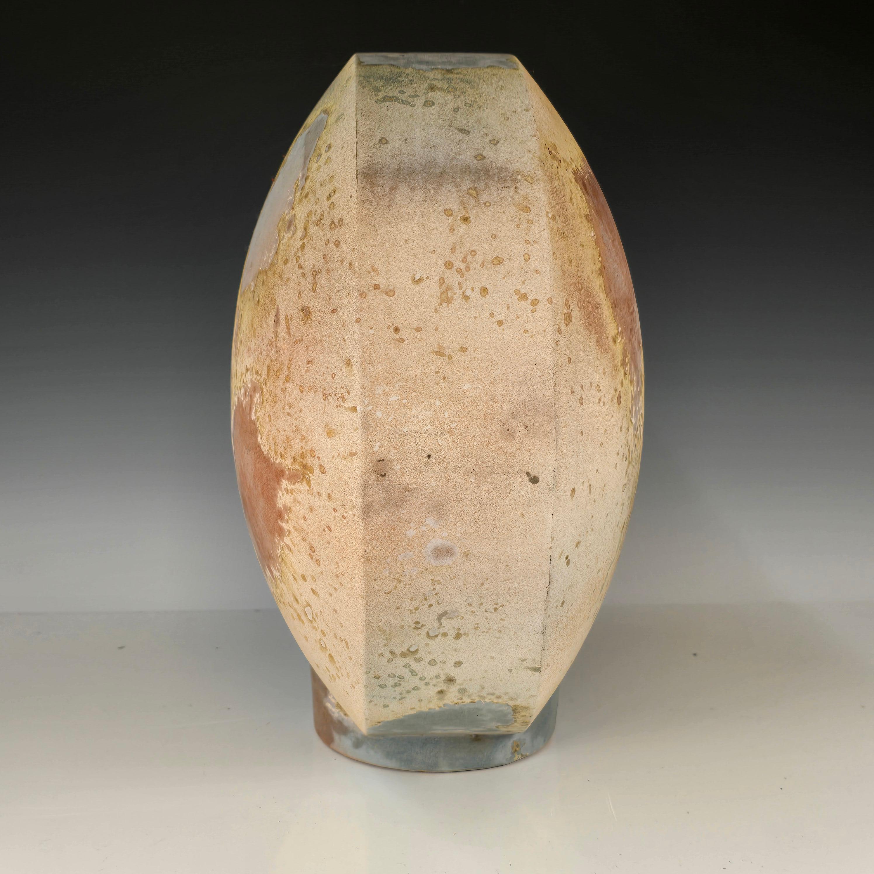 Late 20th Century Rare Tony Evans Raku Tabletop Sculpture For Sale