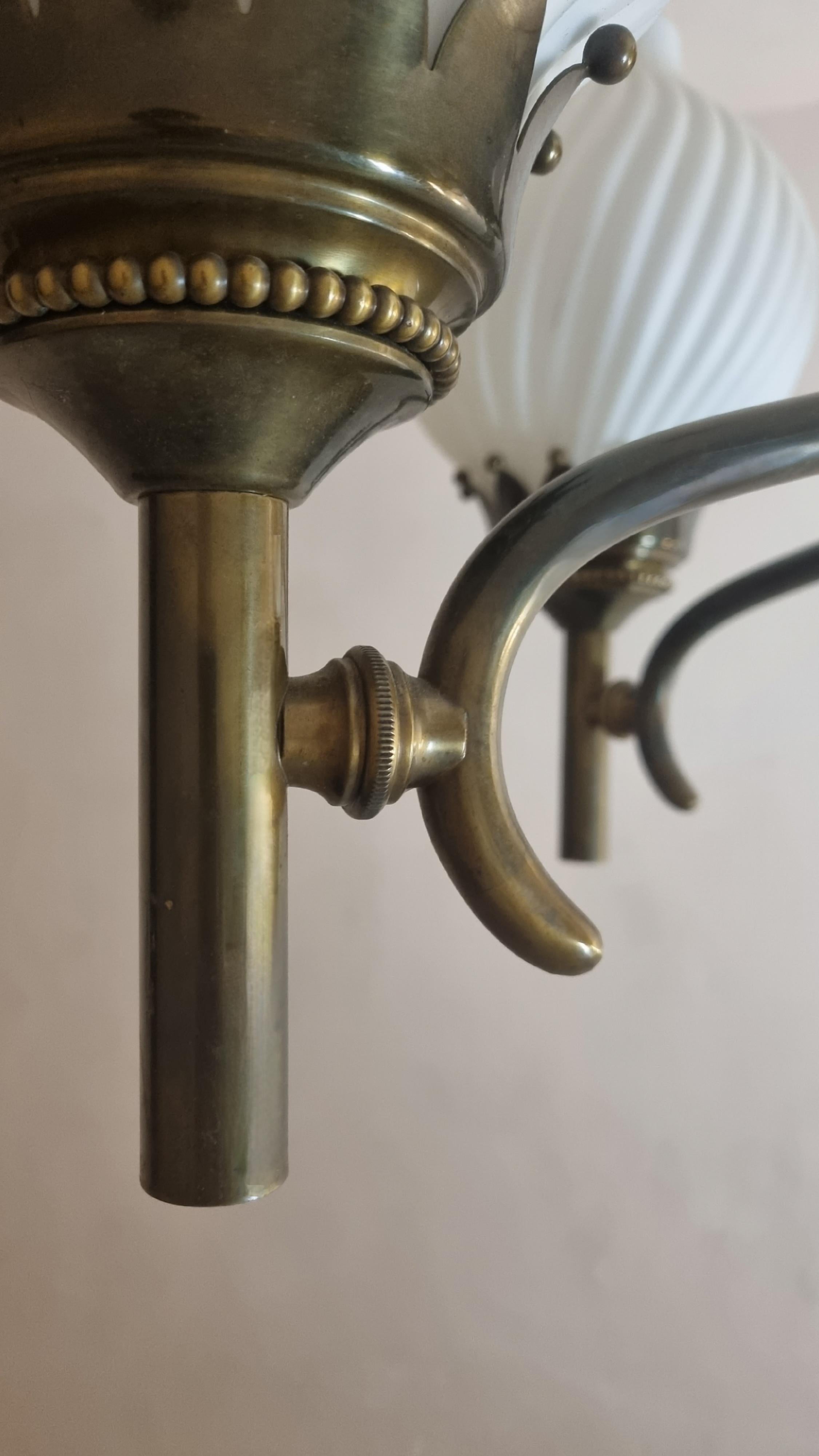 Rare Tortiglioni ceiling lamp designed by Angelo Lelii for Arredoluce 1961 in vendita 3