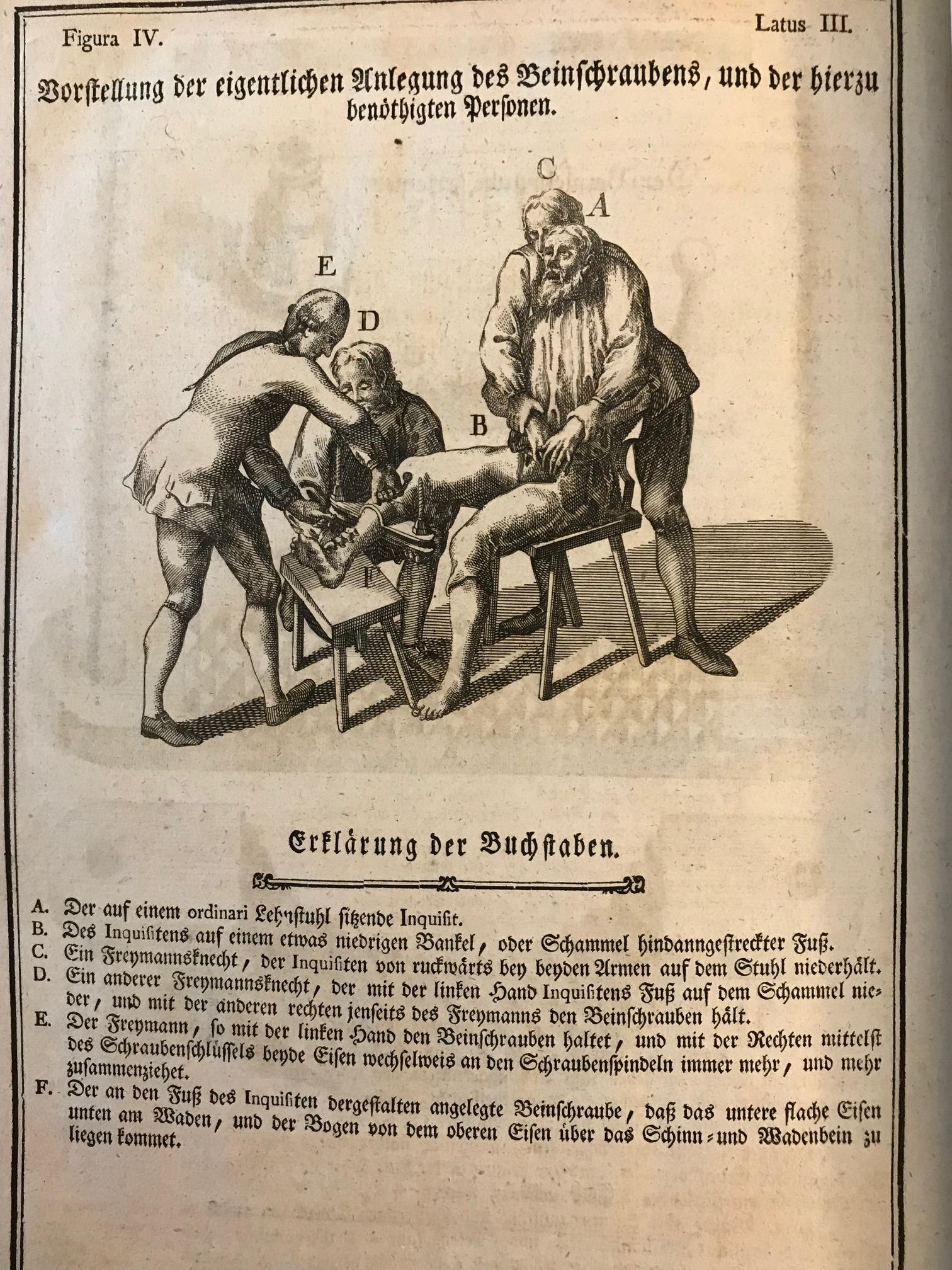 Mid-18th Century Rare Torture and Law Book, Constitutio Criminalis Theresiana, 1769