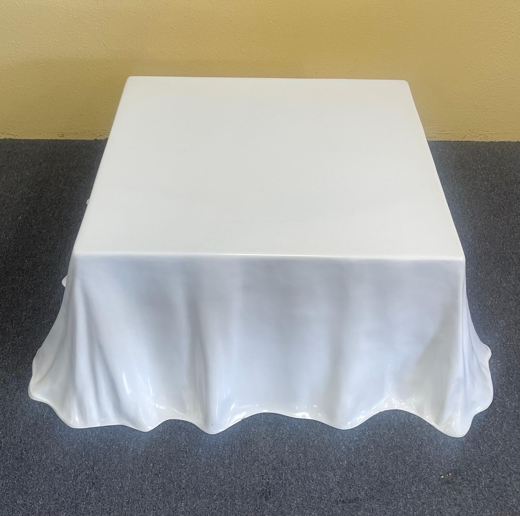 Rare Tovaglia / Tablecloth Coffee Table by Alberto Bazzani for Studio Tetrarch 2