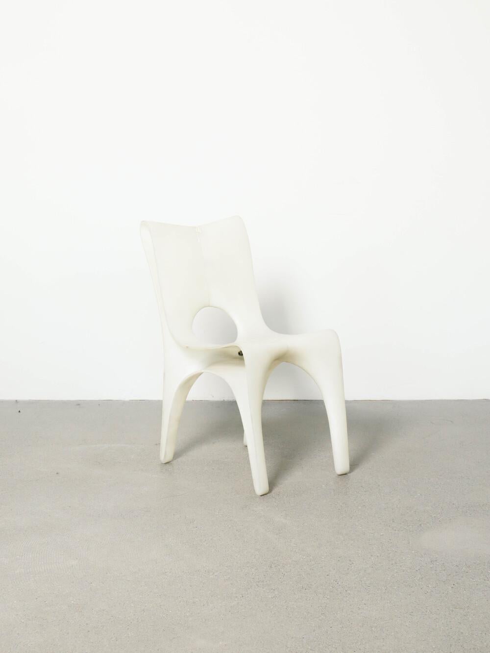 Modern Rare Translucent Molded Side Chair For Sale