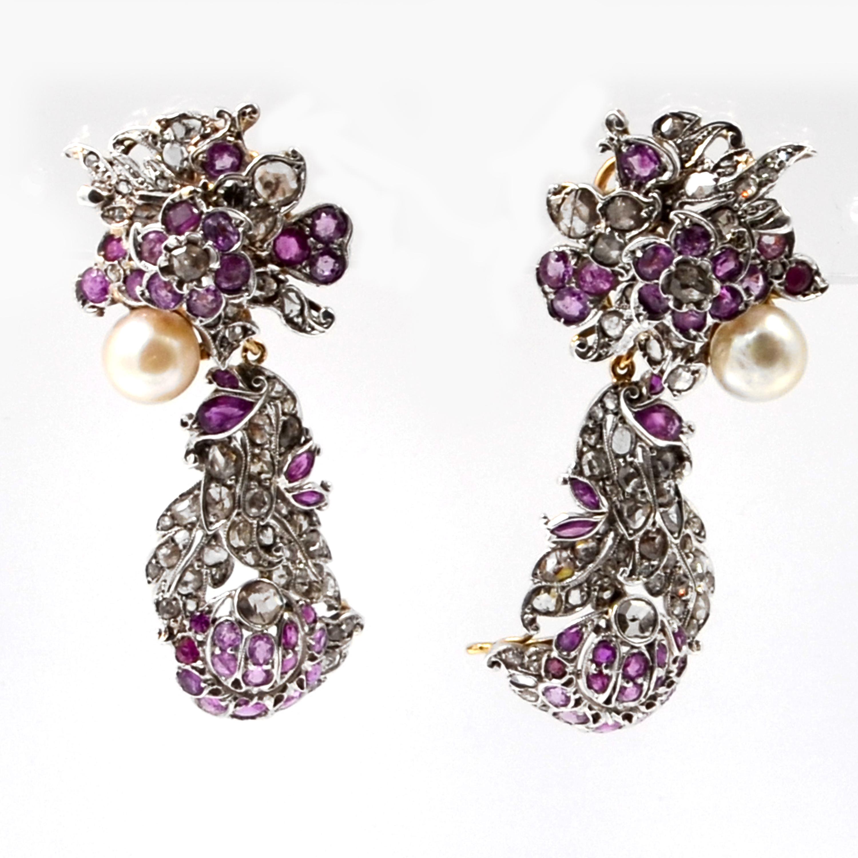 Parure Art Déco Vintage - Collier, Broche Et Boucles D'oreilles Plaquées Or