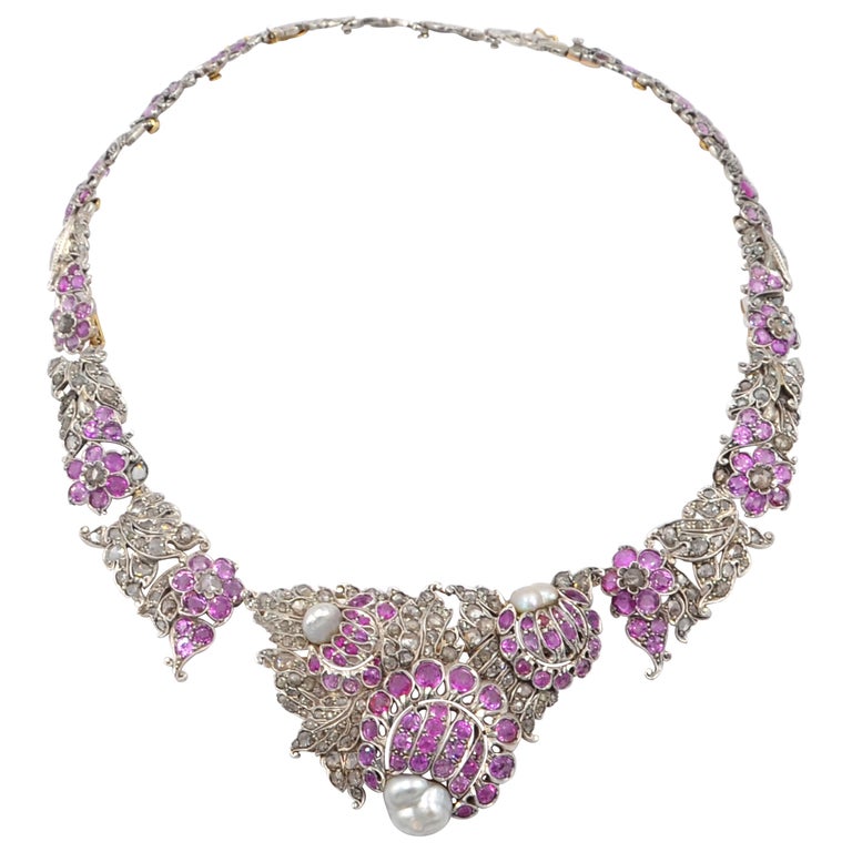 Rare Treasure for Vintage Lovers Set Necklace Pendant Brooch Earrings ...