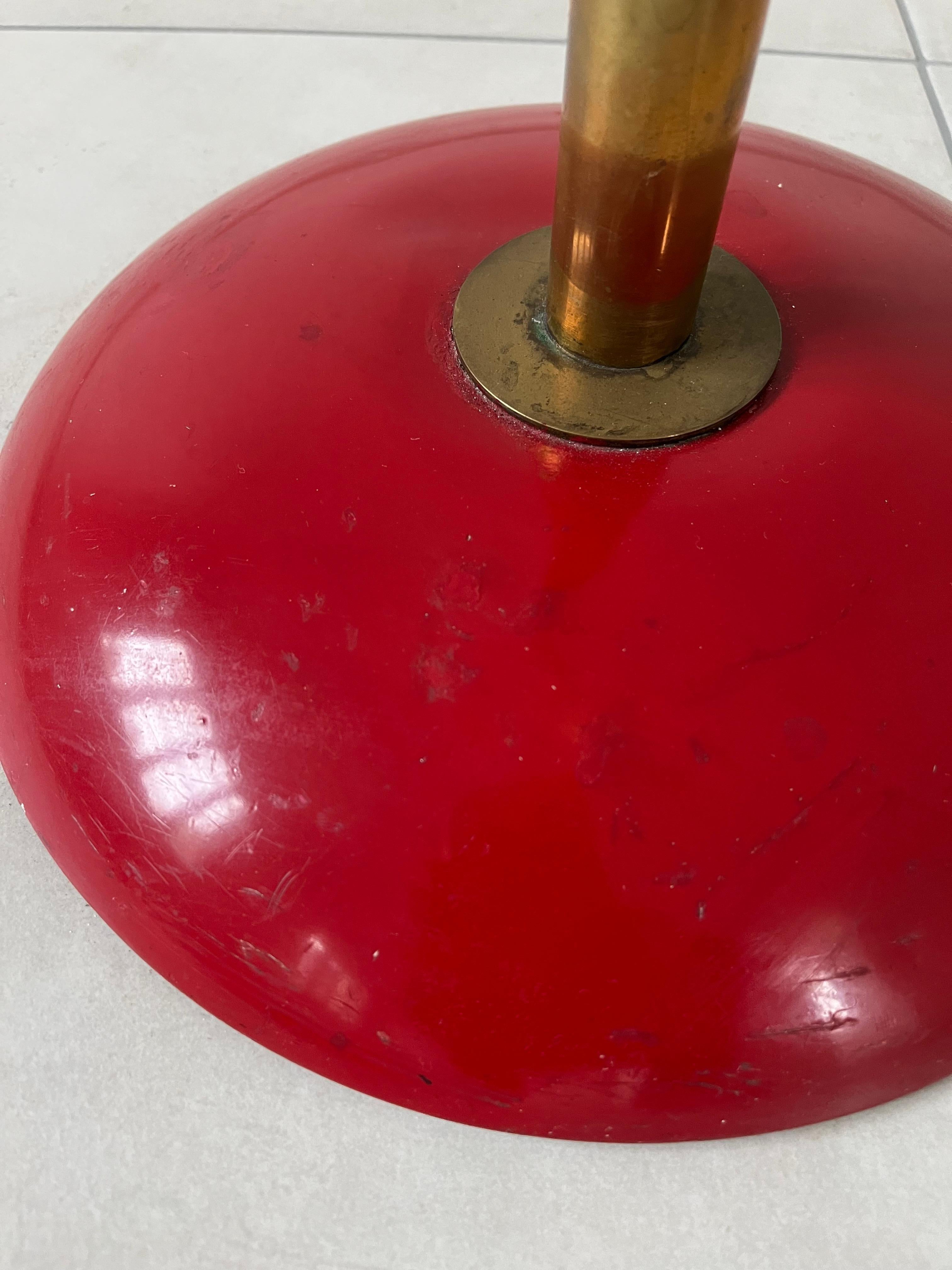 Rara lámpara de pie Triennale Moderno de mediados de siglo en venta