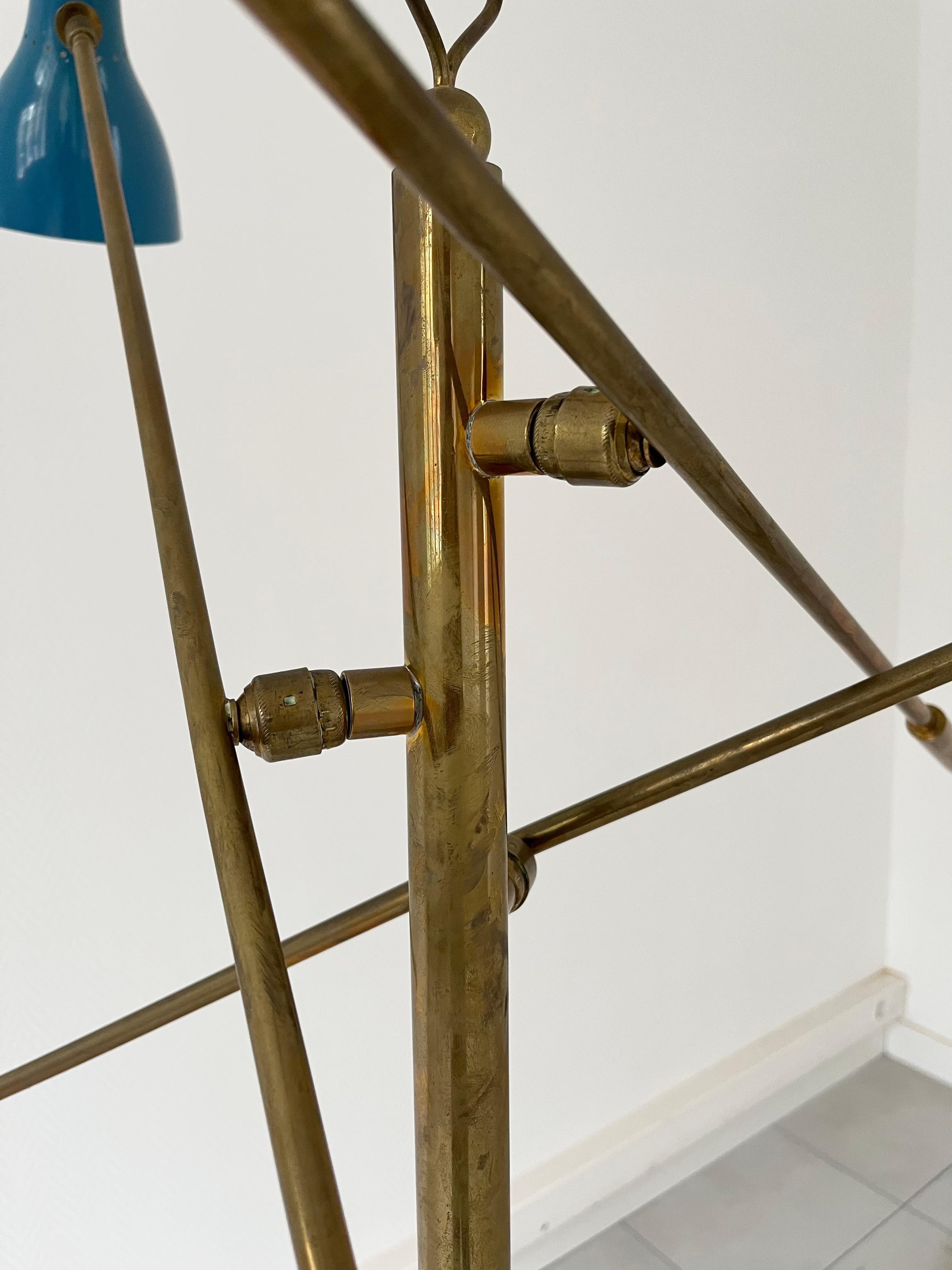 Rara lámpara de pie Triennale en venta 1