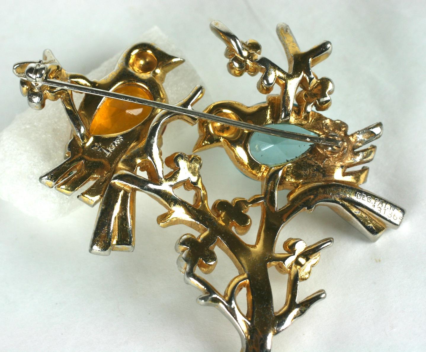 Rare Trifari Art Deco Birds on Branch, Alfred Phillipe For Sale 1