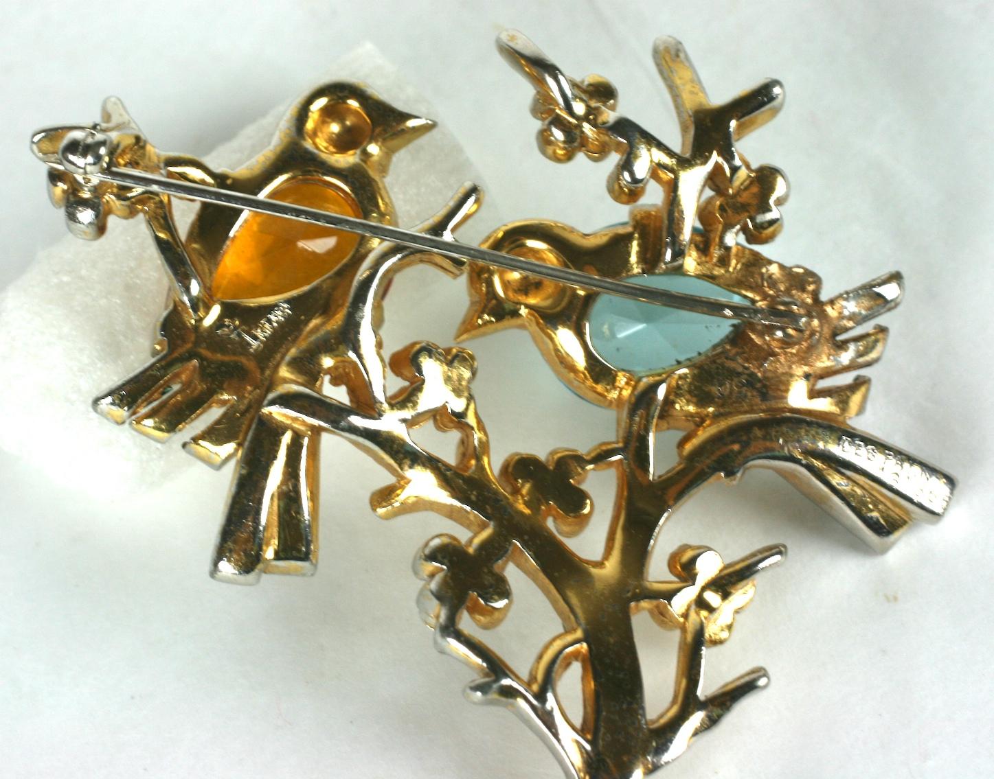 Rare Trifari Art Deco Birds on Branch, Alfred Phillipe For Sale 2