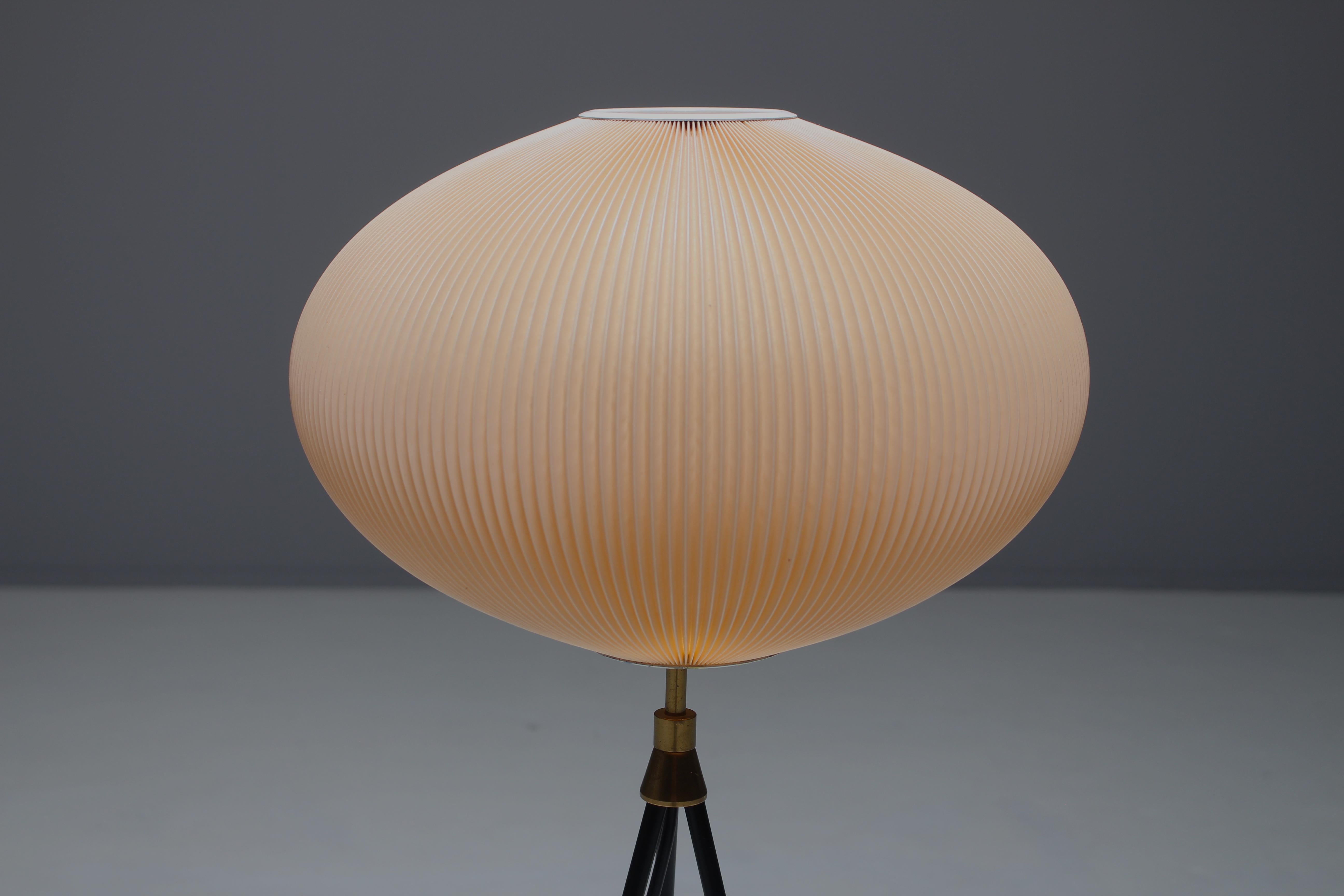 Mid-Century Modern Rare Tripod Floor Lamp by Aro Leuchte, Germany, 1950s For Sale