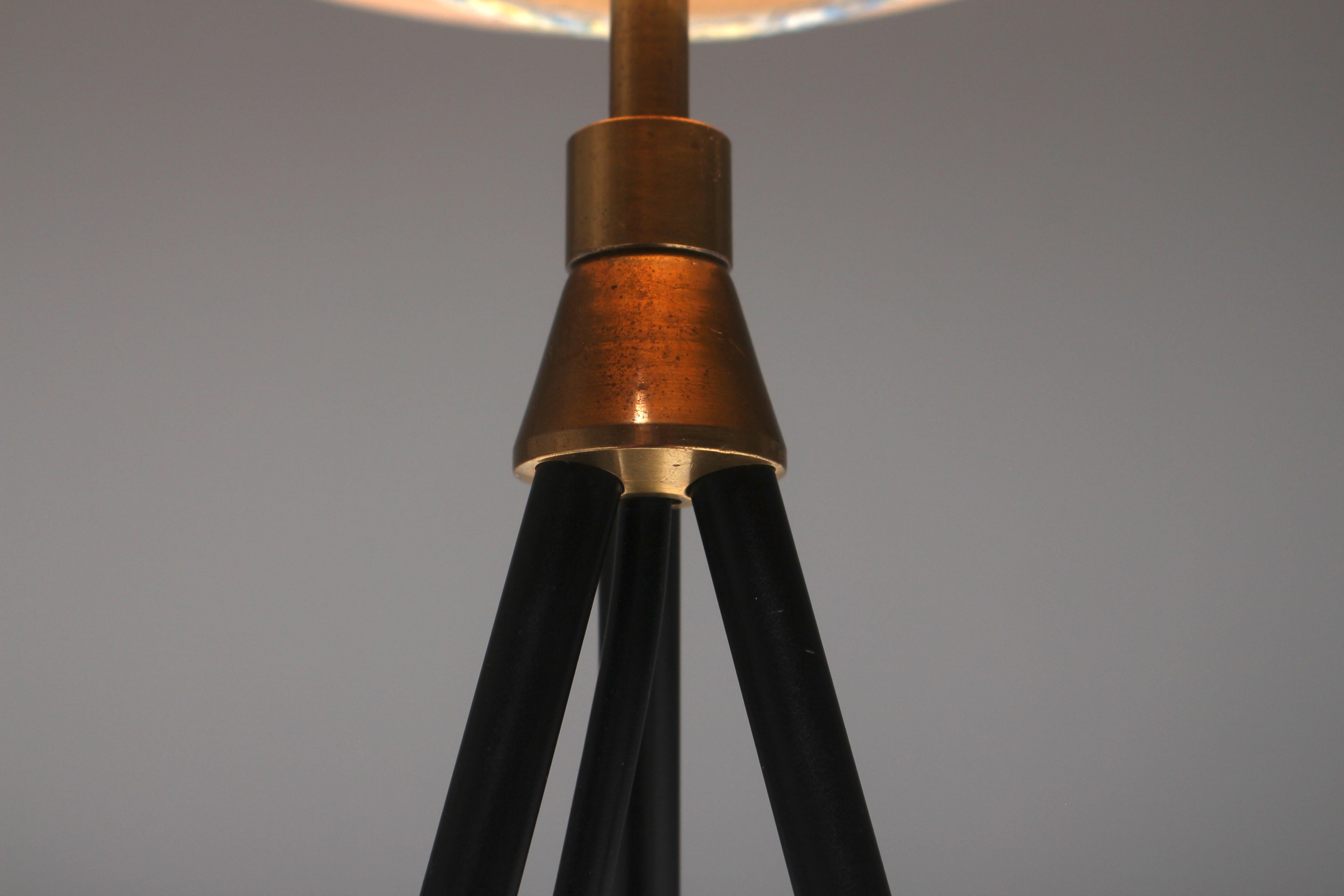 Rare Tripod Floor Lamp by Aro Leuchte, Germany, 1950s In Good Condition For Sale In Winterswijk, NL