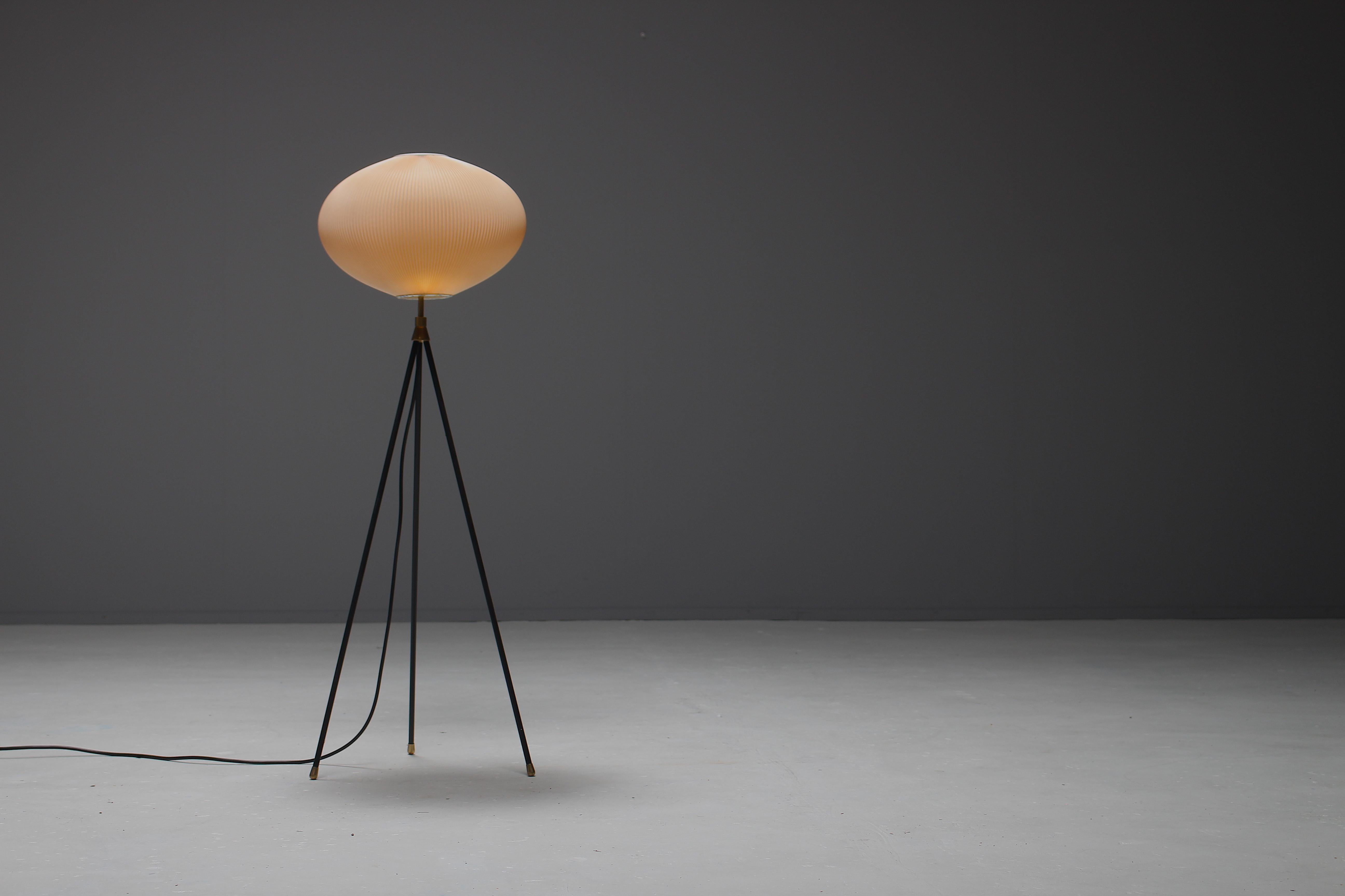Rare Tripod Floor Lamp by Aro Leuchte, Germany, 1950s For Sale 1