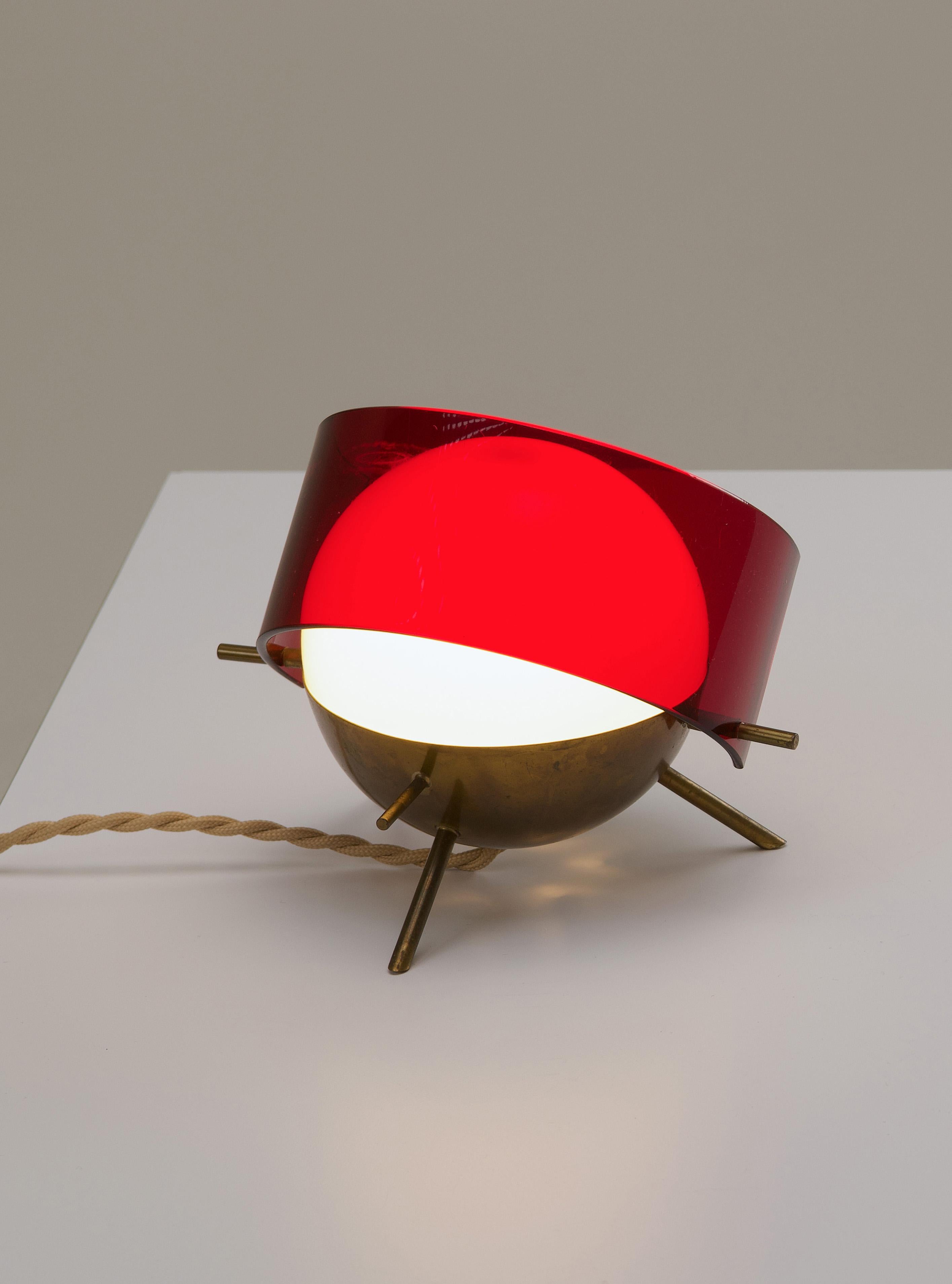 Seltene Dreibein-Tischlampe - Stilux Milano (Moderne der Mitte des Jahrhunderts) im Angebot