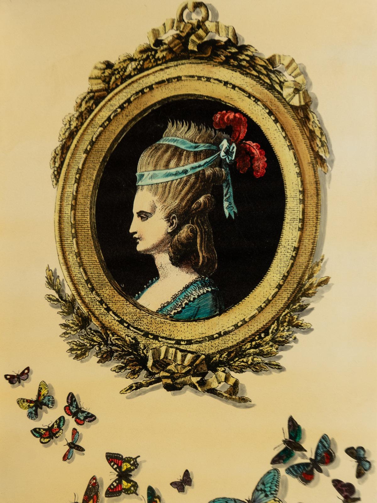 Rare Trompe L’oeil “Citta De Carte” and 