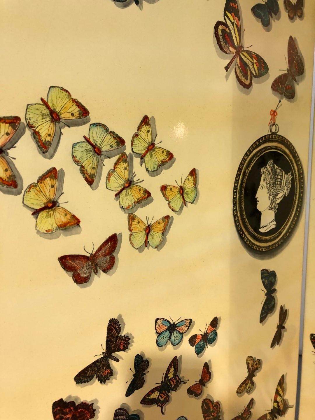 Rare Trompe L’oeil “Citta De Carte” and 