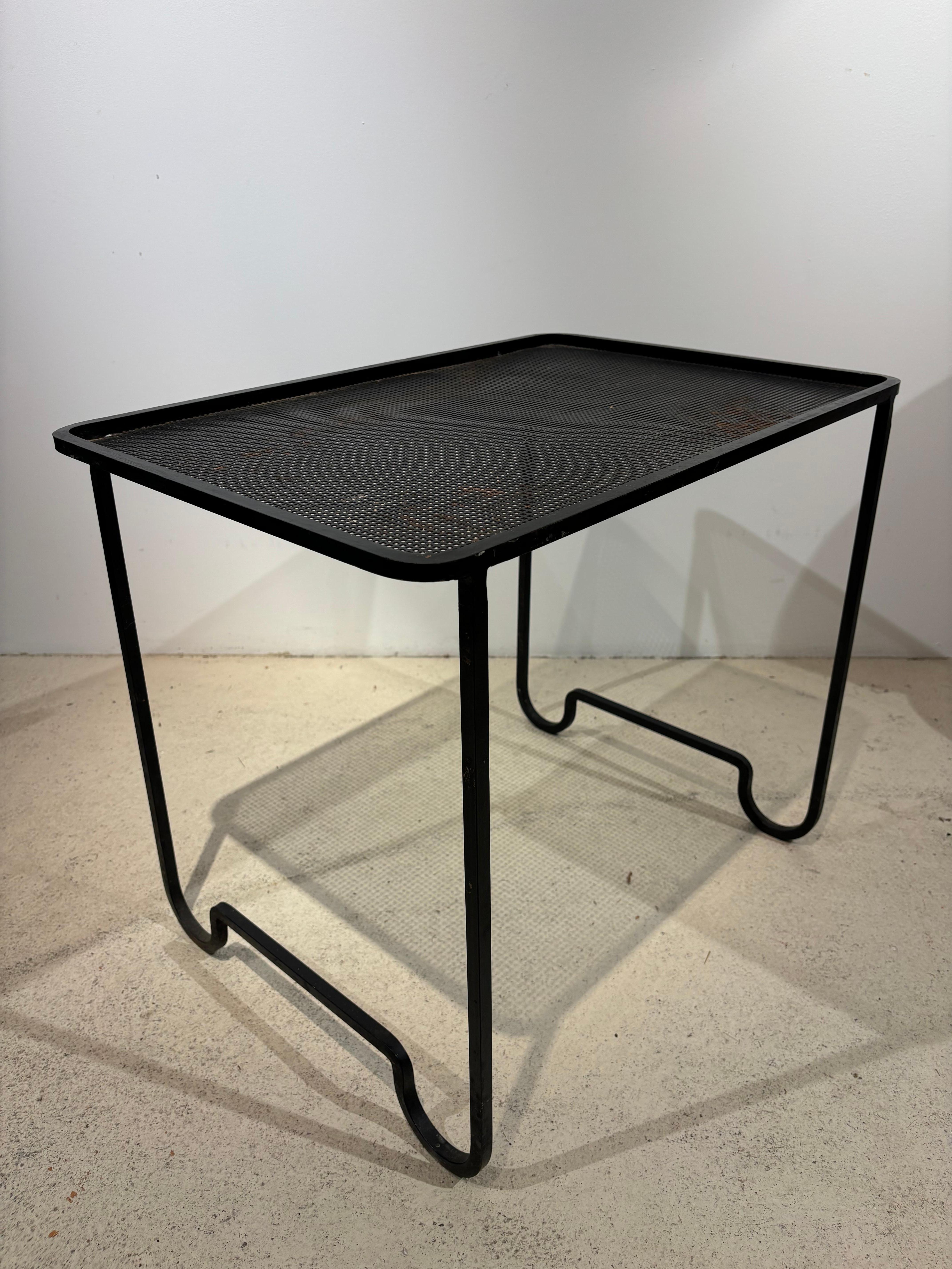 Rare table d'appoint tropique de Mathieu Matégot en vente 12