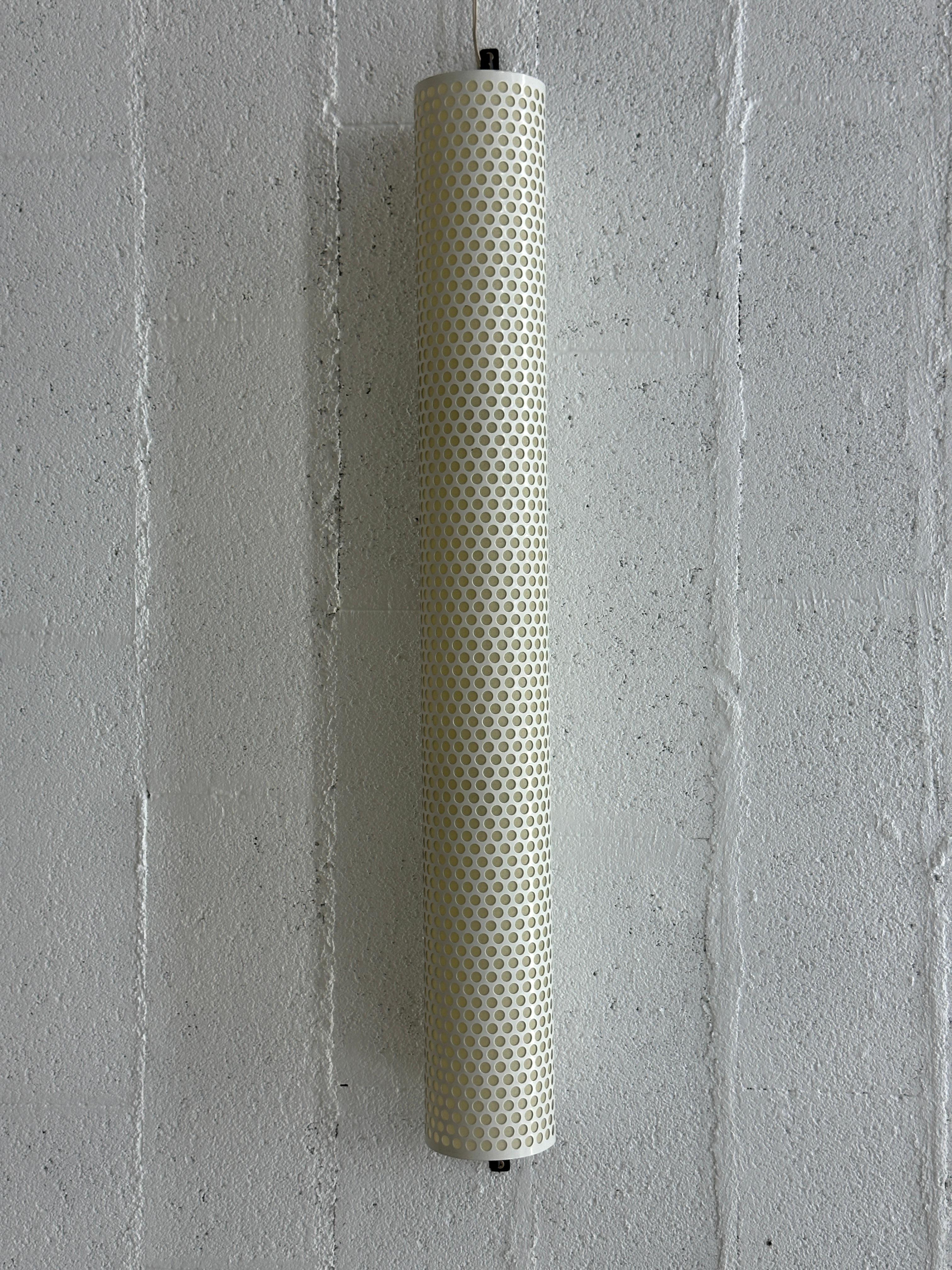 Metal Rare tube wall lights by Robert Mathieu 1950 France (horizontally or vertically) For Sale