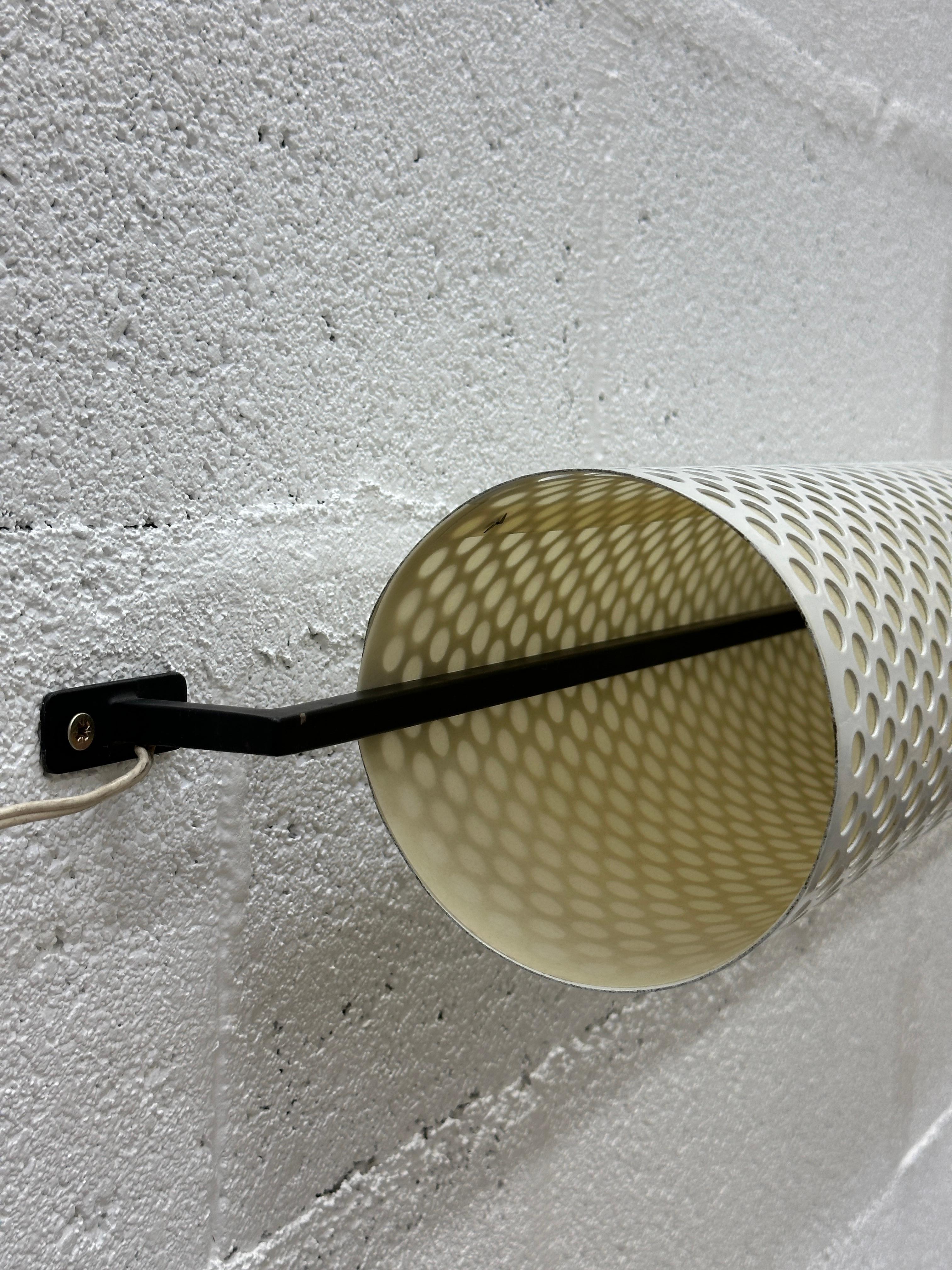Rare tube wall lights by Robert Mathieu 1950 France (horizontally or vertically) For Sale 2
