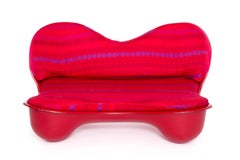 Seltenes Tue Poulsen-Sofa aus Fiberglas und gepolstertem Sofa