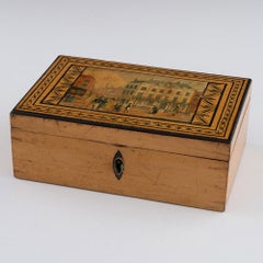 Rare Tunbridge Ware Box by S W Morris c1815