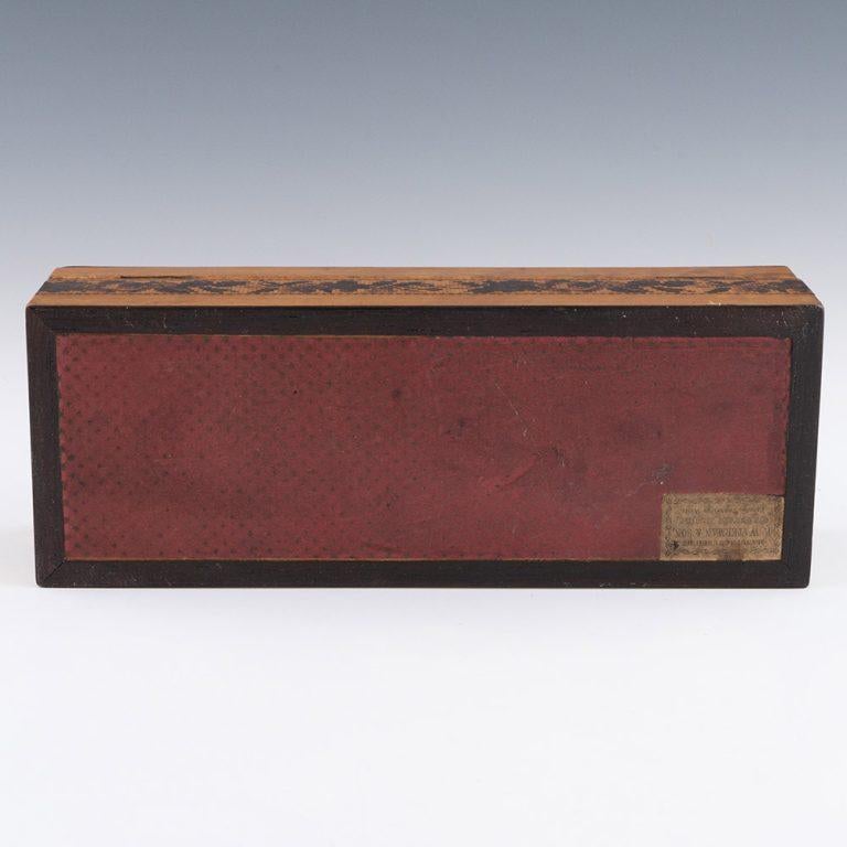 Rare Tunbridge Ware Glove Box by Thomas Waterman c1860 For Sale 3